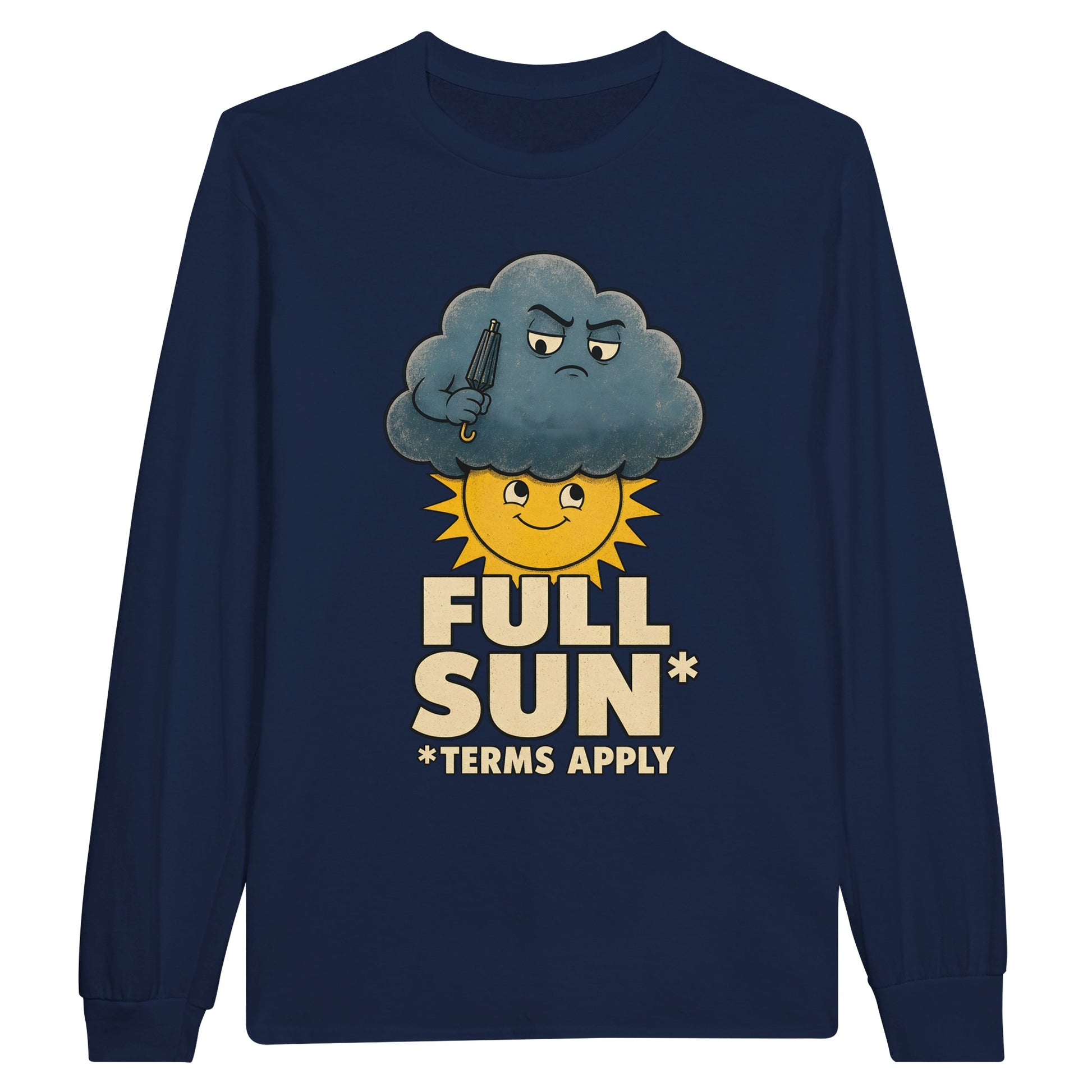 Full Sun, Terms Apply Weather Graphic Long-Sleeve T-shirt — product view 11