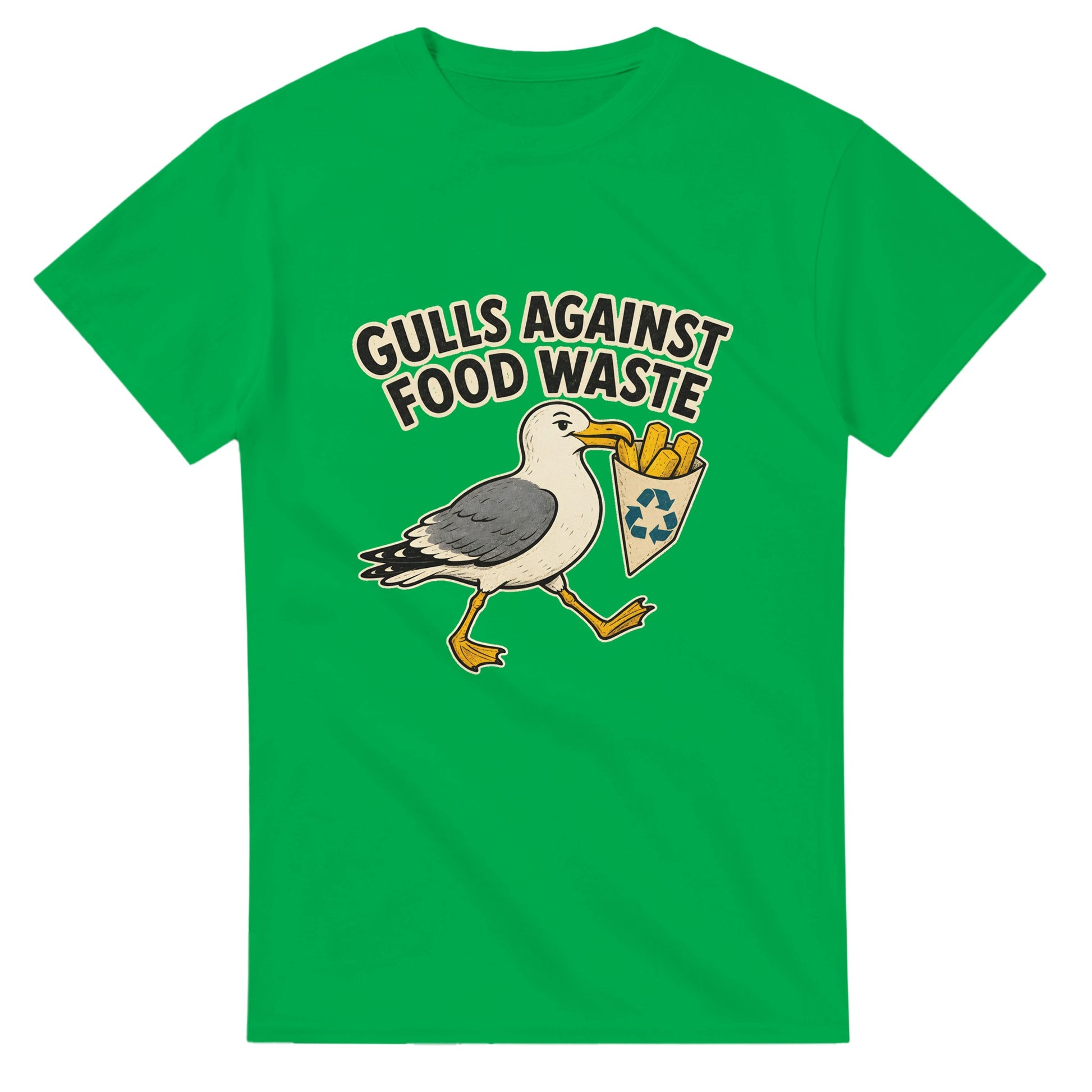 Gulls Against Food Waste Graphic T-shirt — product view 11