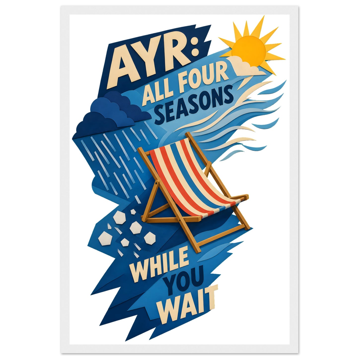 Ayr: All Four Seasons While You Wait Framed Wall Art — product view 1
