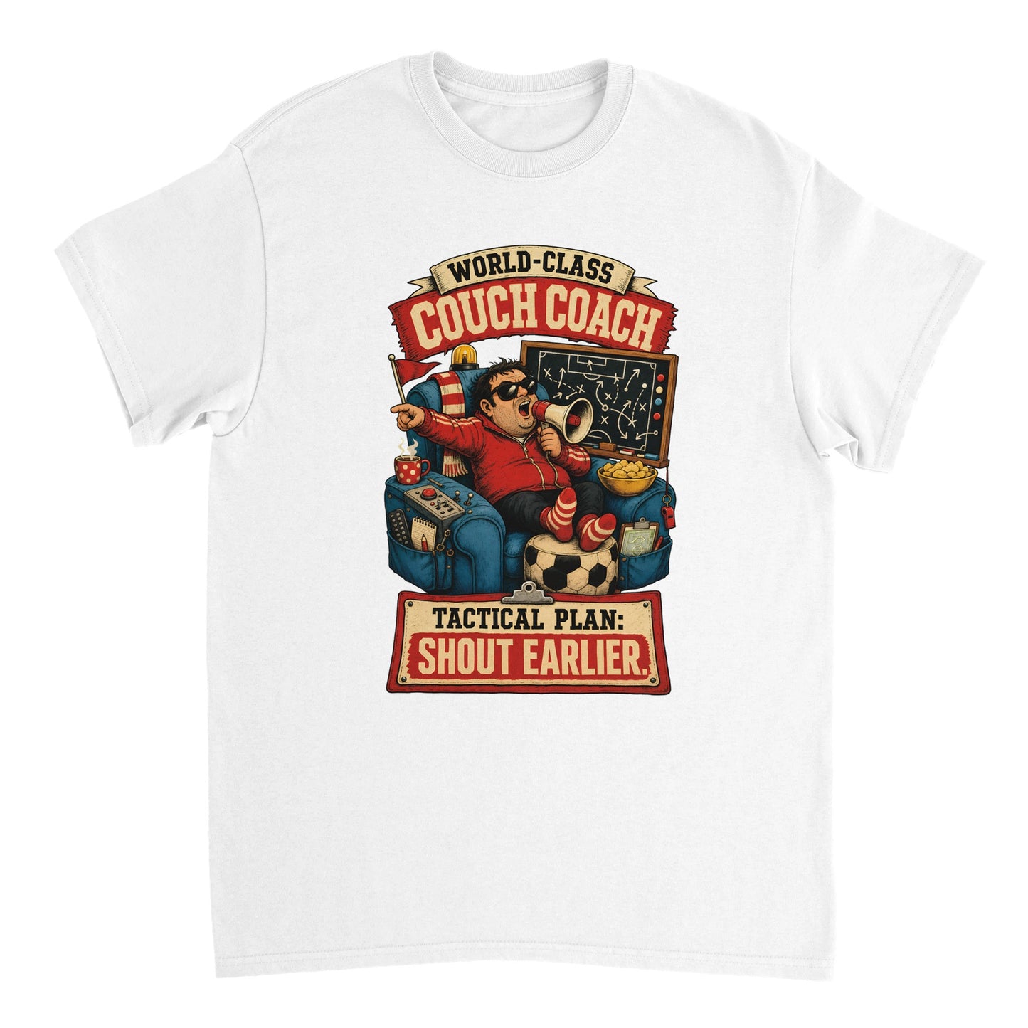 World-Class Couch Coach T-shirt — product view 17