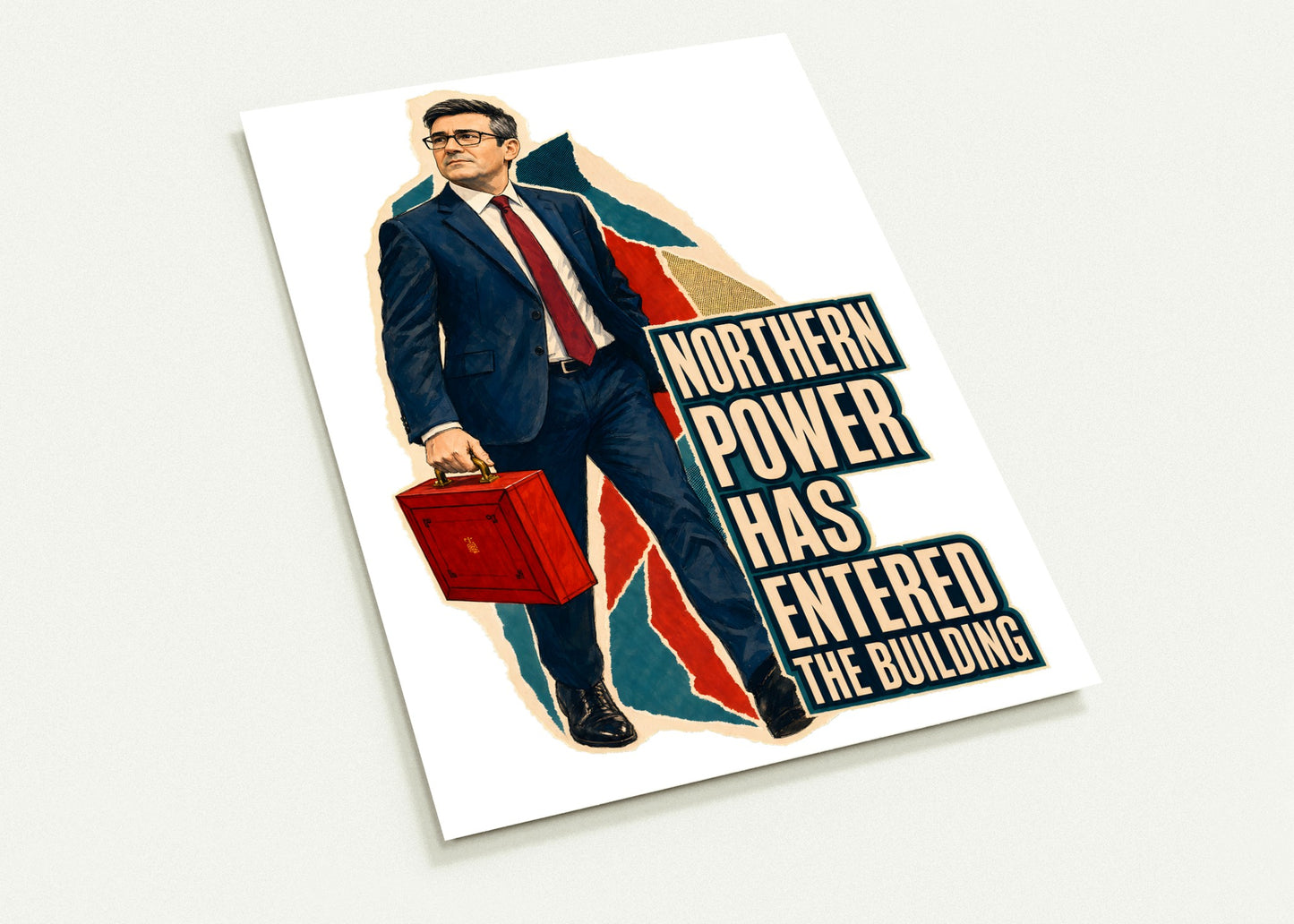 Northern Power Has Entered the Building Tote Bag Postcard Pack — product view 2