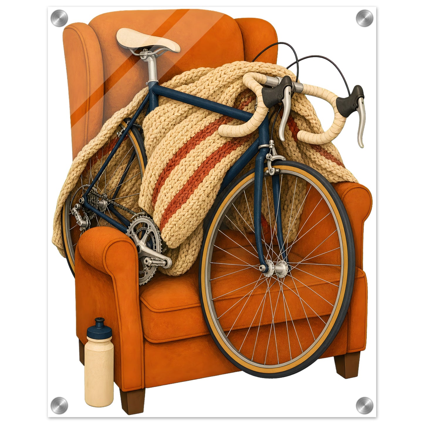 Bicycle Rest Day Acrylic Print — product view 2
