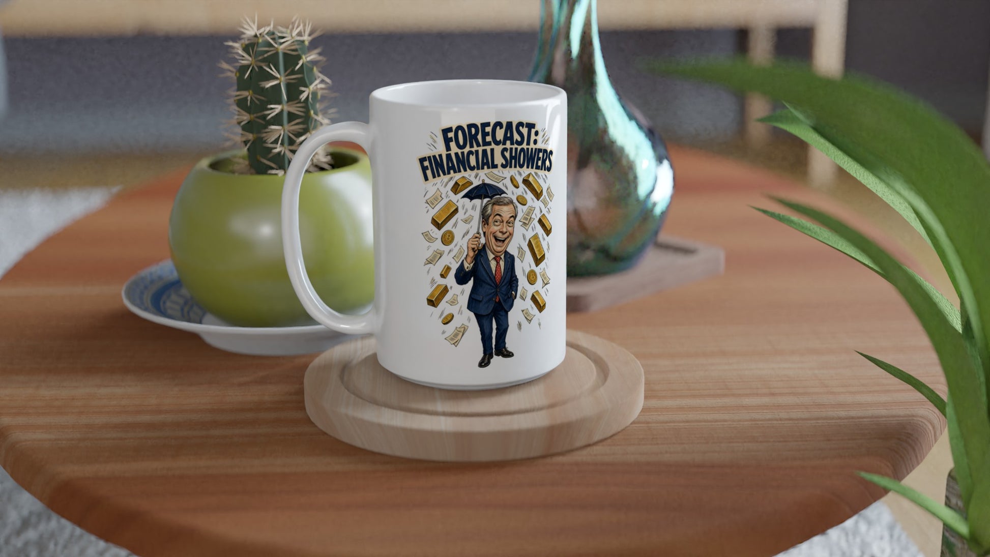 Forecast: Financial Showers Large Mug — product view 4