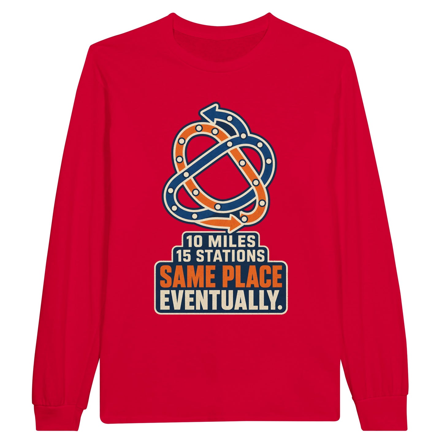 Glasgow Same Place Eventually Long-Sleeve T-shirt — product view 9