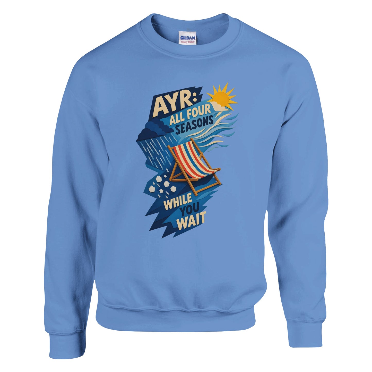 Ayr: All Four Seasons While You Wait Sweatshirt — product view 12