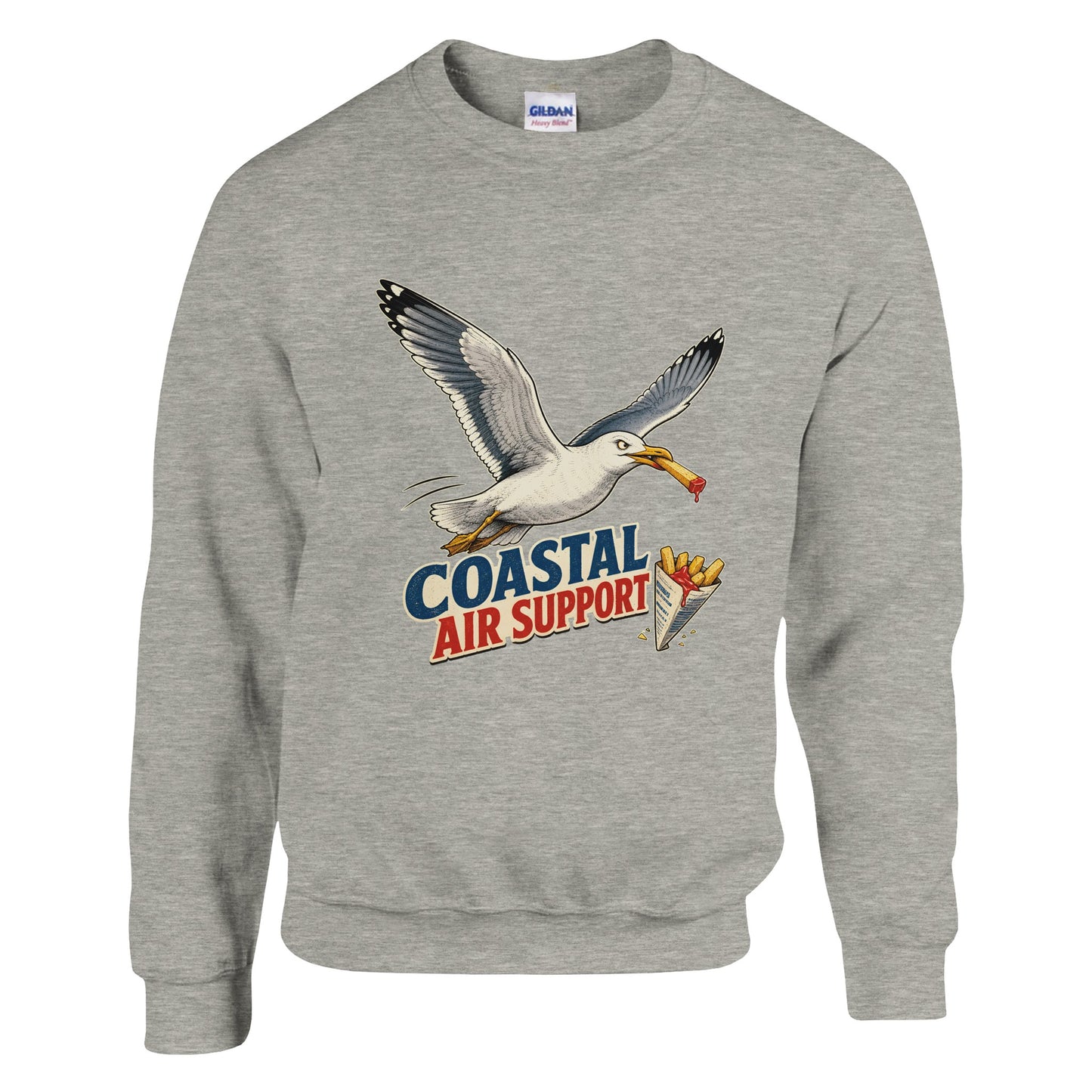 Coastal Air Support Seagull Graphic Sweatshirt — product view 17