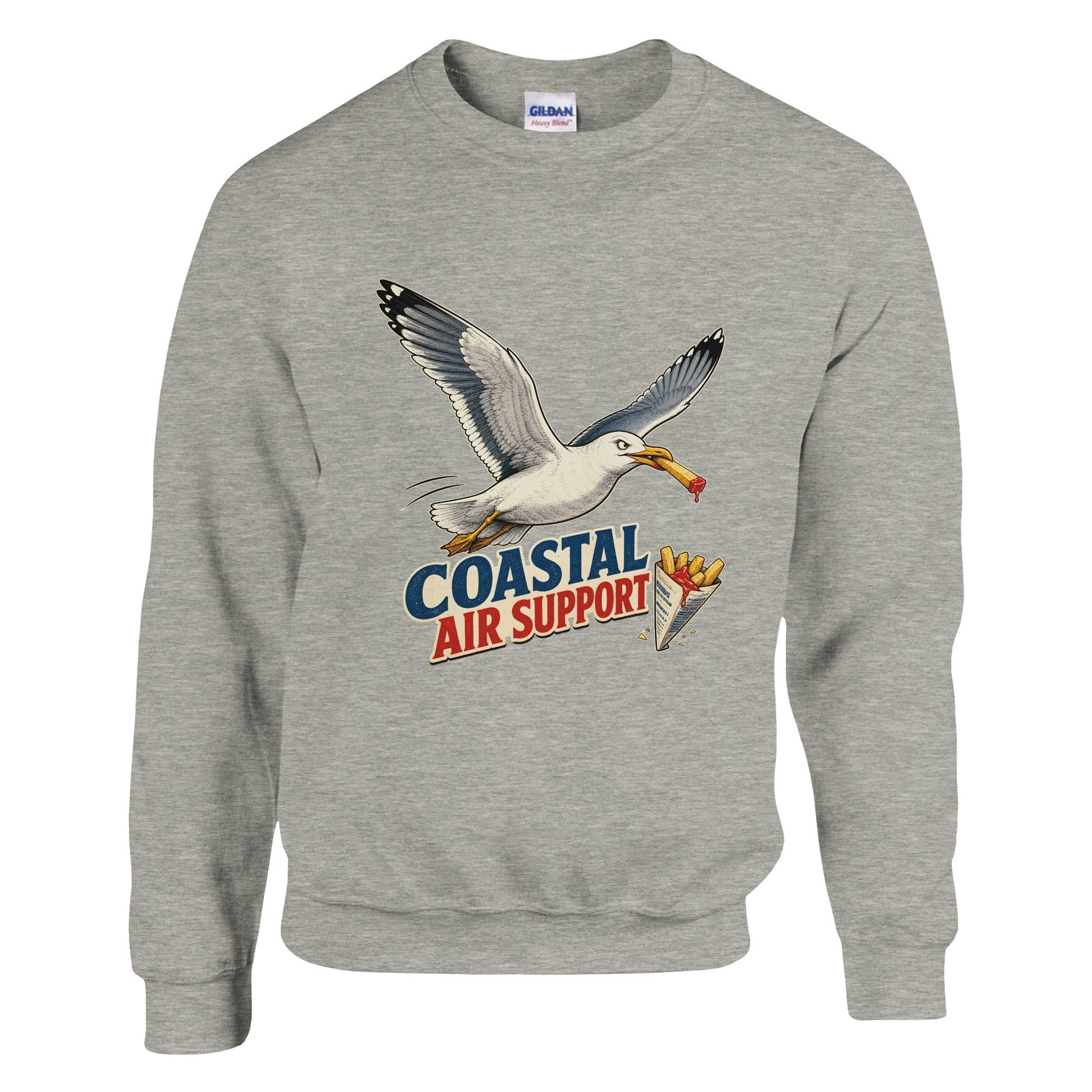 Coastal Air Support Seagull Graphic Sweatshirt — product view 17