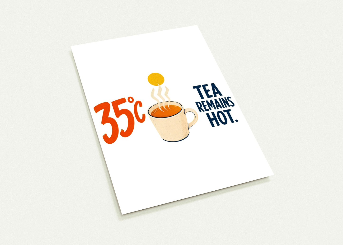 35°C — Tea Remains Hot Postcard Pack — product view 3