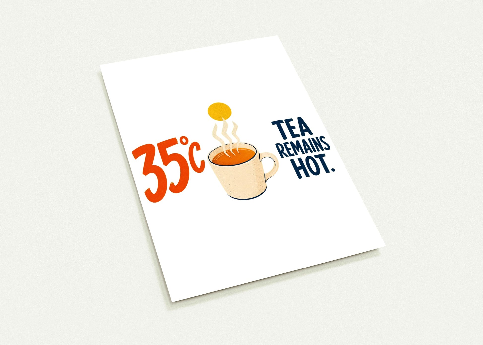 35°C — Tea Remains Hot Postcard Pack — product view 3