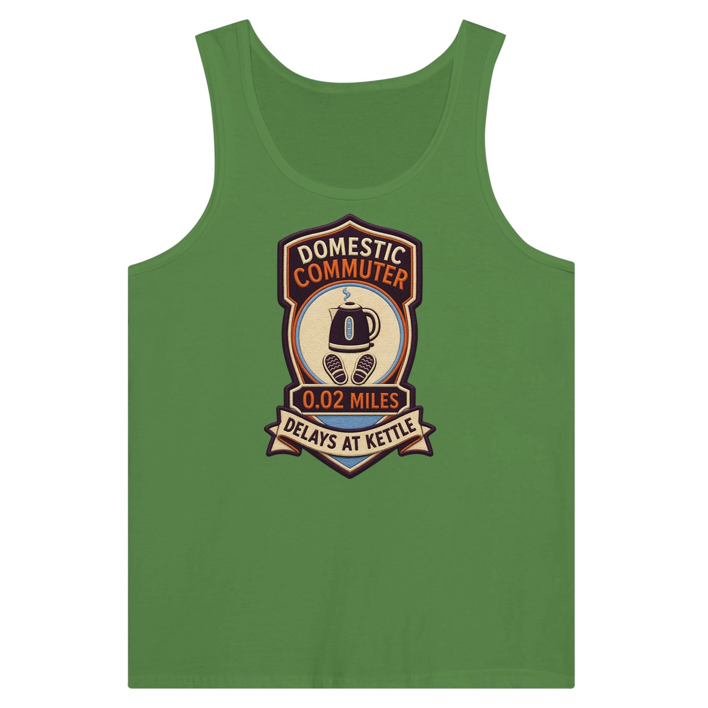 Domestic Commuter Premium Unisex Tank Top — product view 13