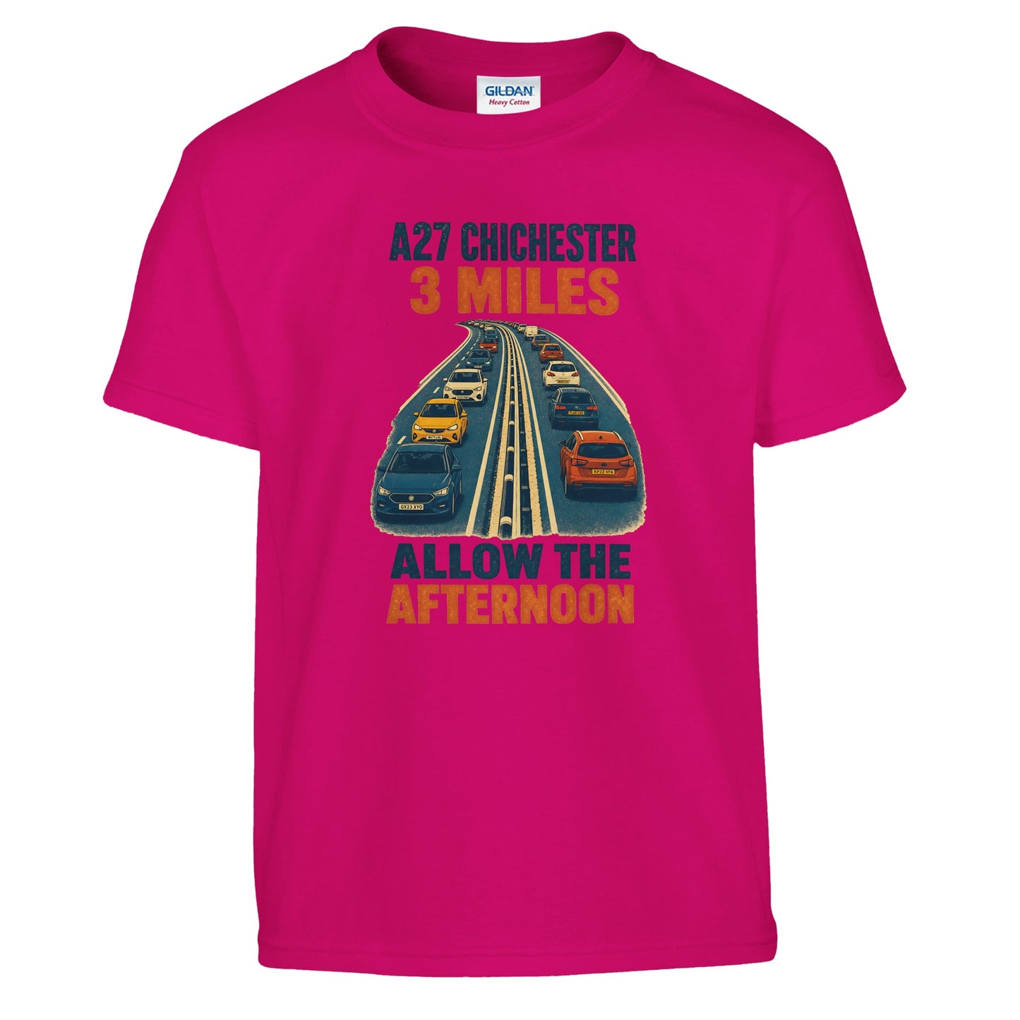 A27 Chichester – 3 Miles, Allow the Afternoon Kids' T-shirt — product view 11
