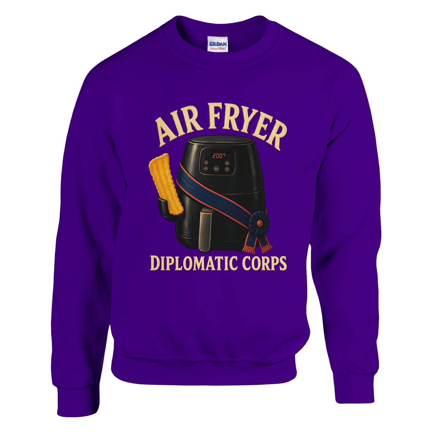 Air Fryer Diplomatic Corps Sweatshirt — product view 6