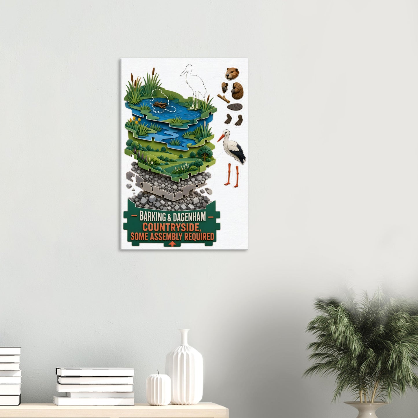 Barking & Dagenham Countryside Canvas — product view 4