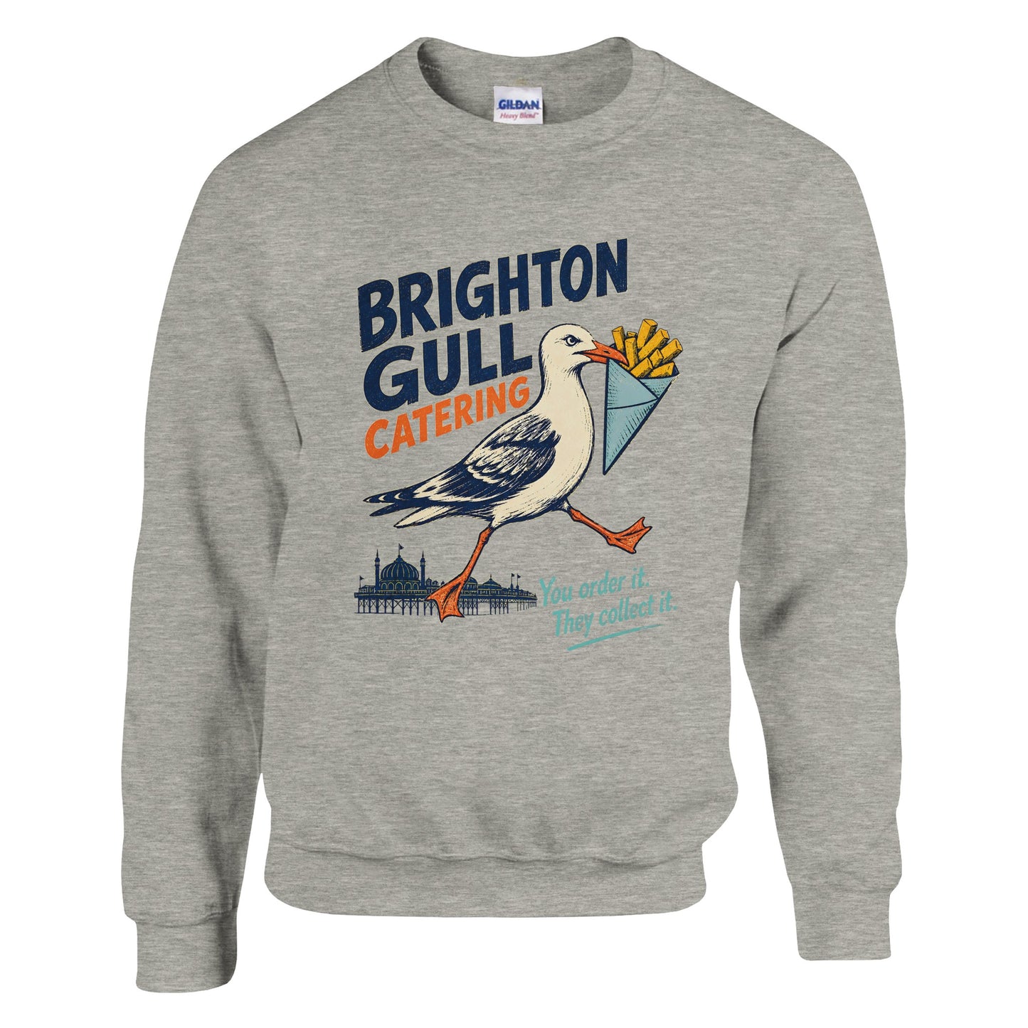 Brighton Gull Catering - You Order It, They Collect It Sweatshirt — product view 4