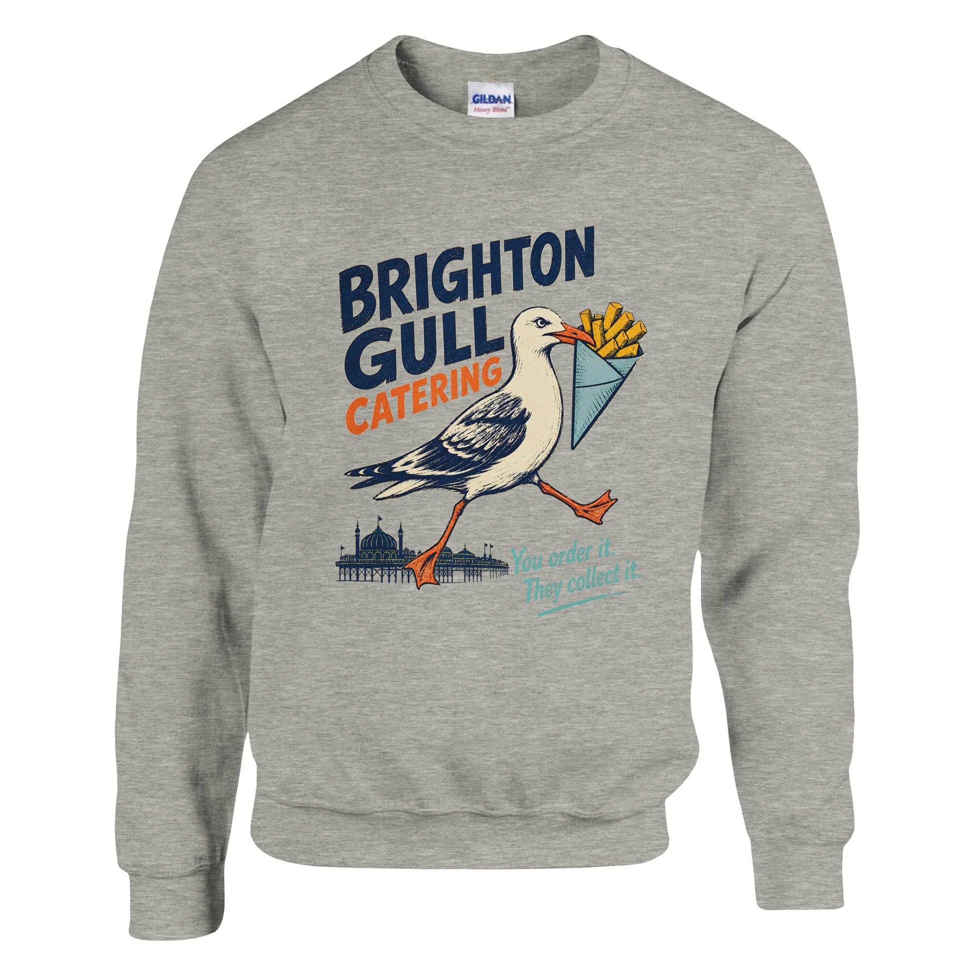 Brighton Gull Catering - You Order It, They Collect It Sweatshirt — product view 4