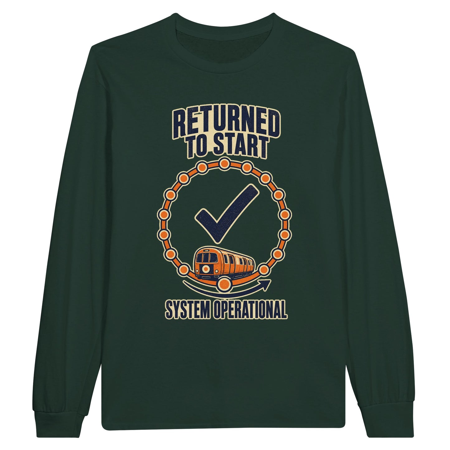 Glasgow Subway: System Operational Long-Sleeve T-shirt — product view 5