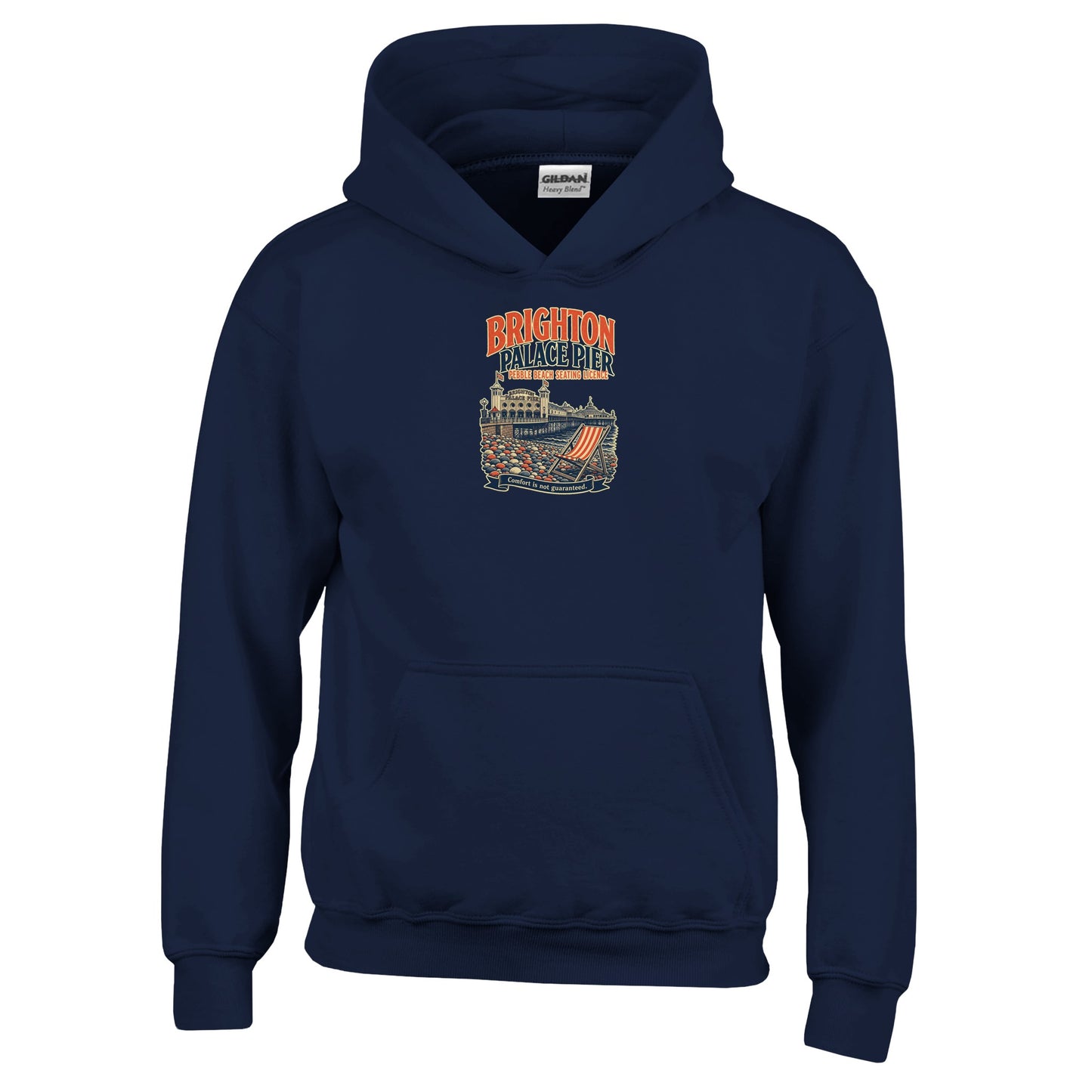 Brighton Pebble Beach Seating Licence Kids' Hoodie — product view 7