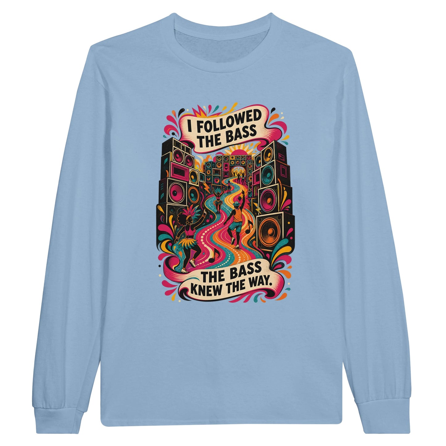 I Followed the Bass Long-Sleeve T-shirt — product view 2