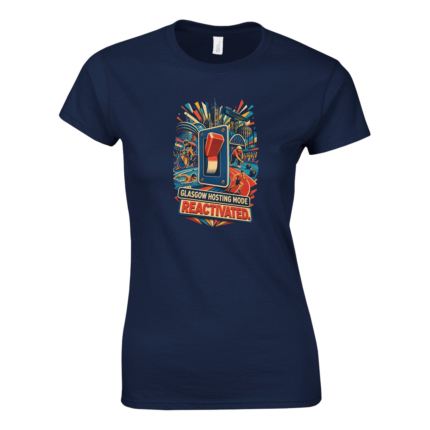 Glasgow Hosting Mode — Reactivated Women's T-shirt — product view 8