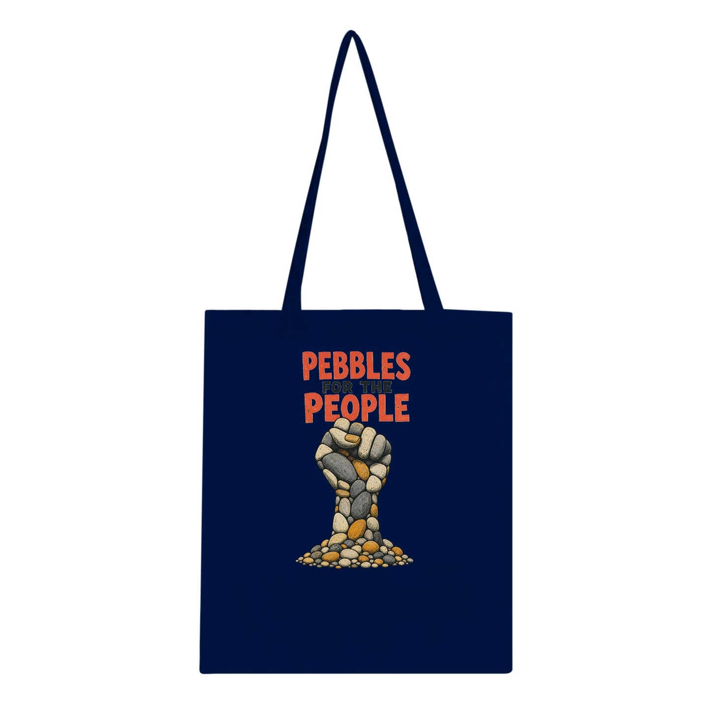 Pebbles for the People Graphic Tote Bag — product view 2