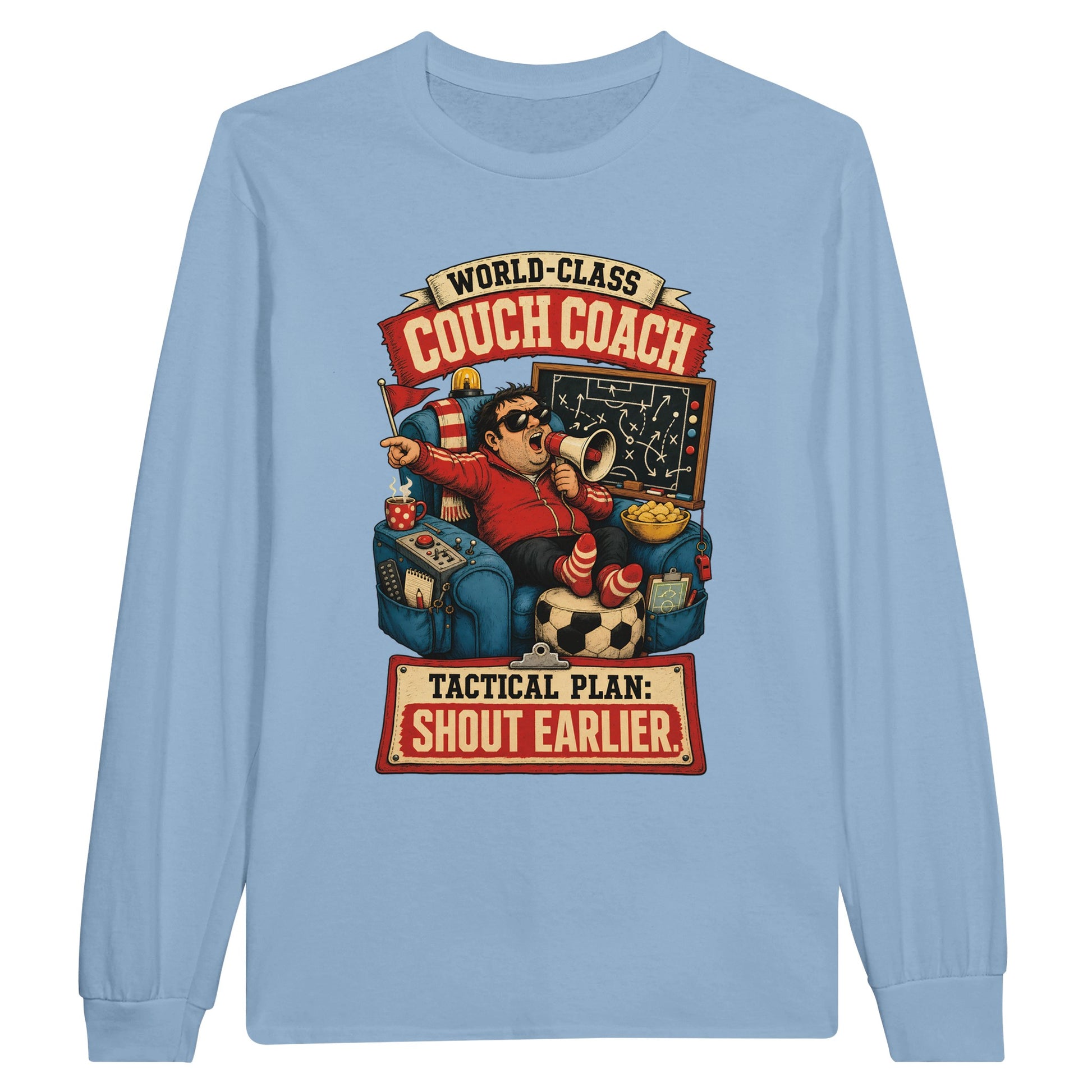 World-Class Couch Coach Long-Sleeve T-shirt — product view 8