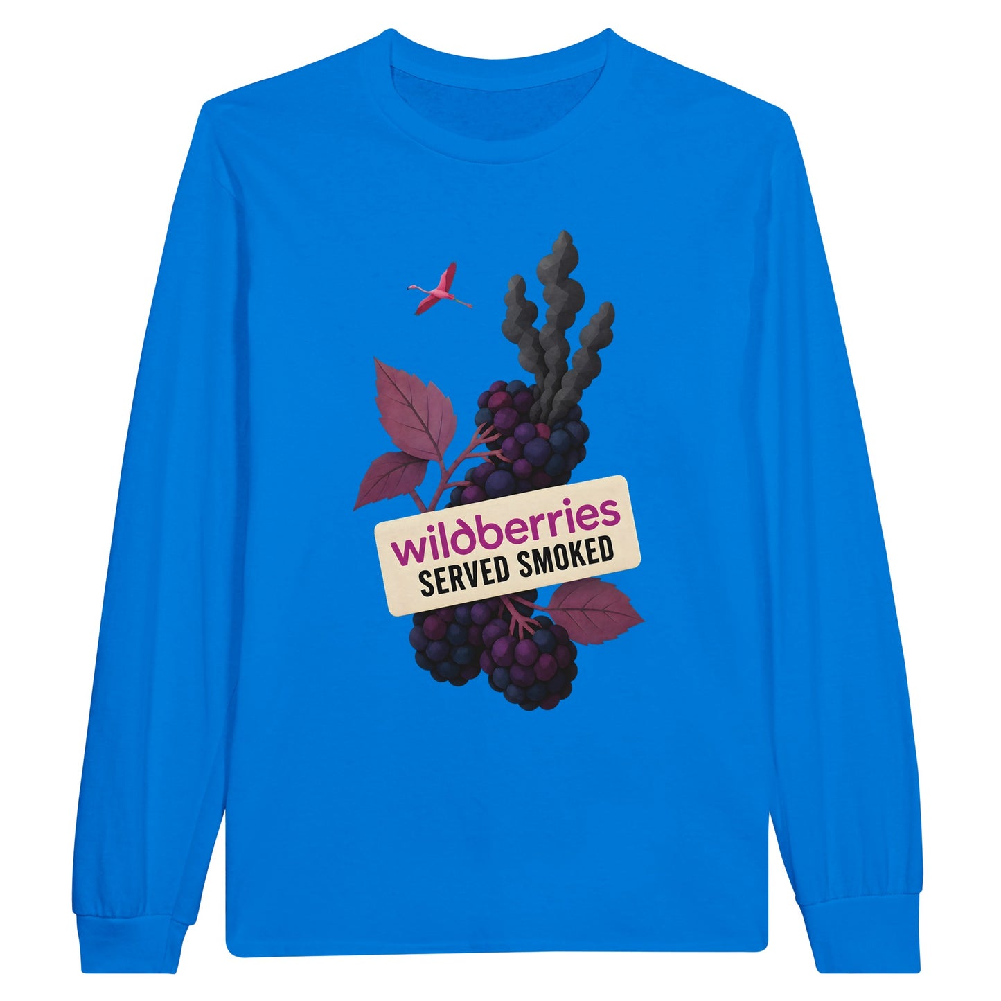Wildberries, Served Smoked Long-Sleeve T-shirt — product view 3