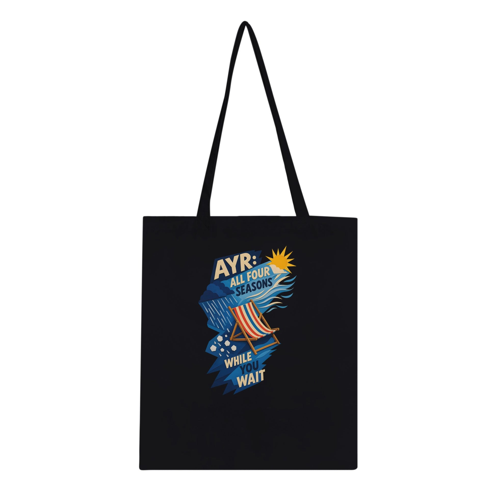 Ayr: All Four Seasons While You Wait Tote Bag — product view 4