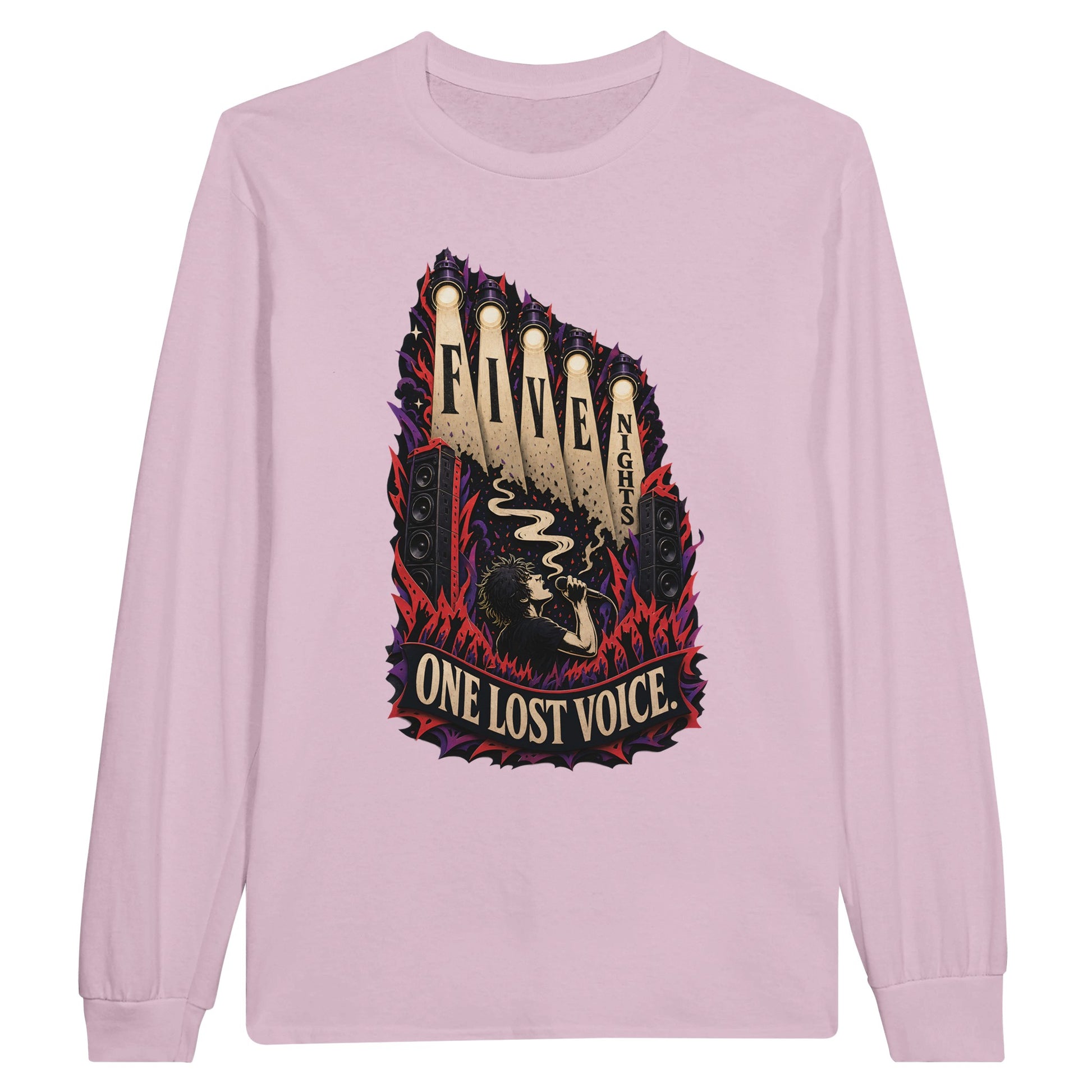 Five Nights, One Lost Voice Long-Sleeve T-shirt — product view 6