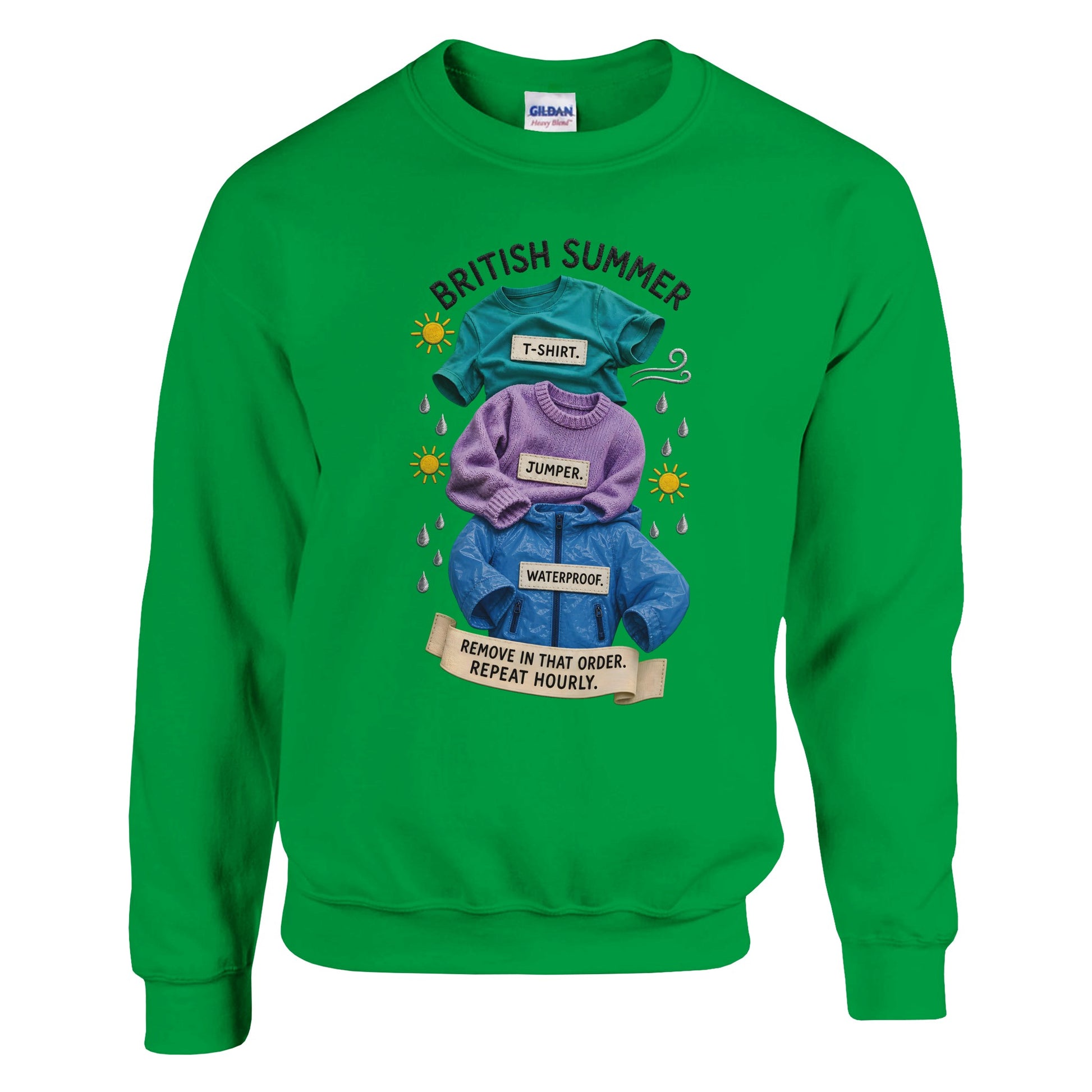 British Summer: Repeat Layers Hourly Sweatshirt — product view 4
