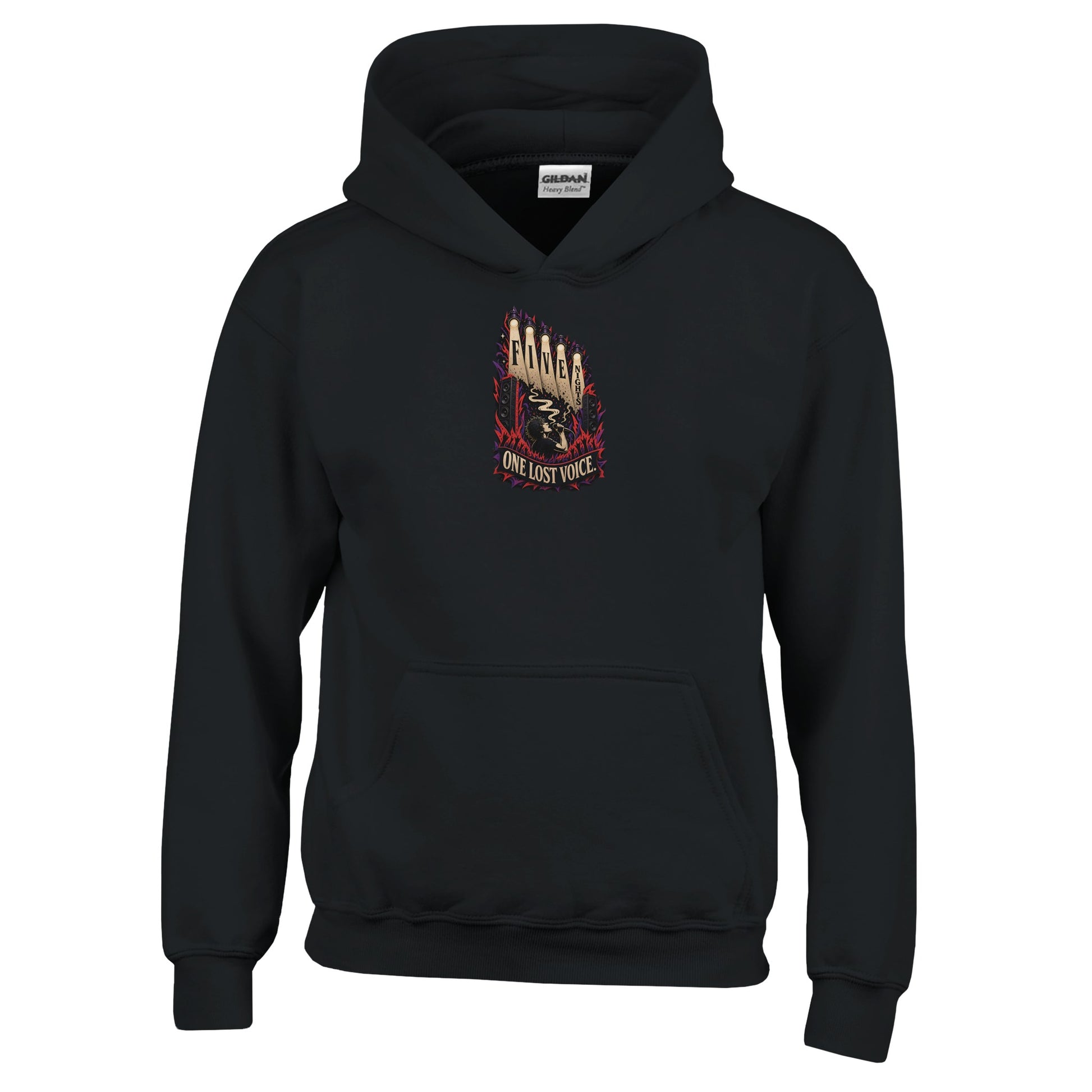 Five Nights, One Lost Voice Kids' Hoodie — product view 3