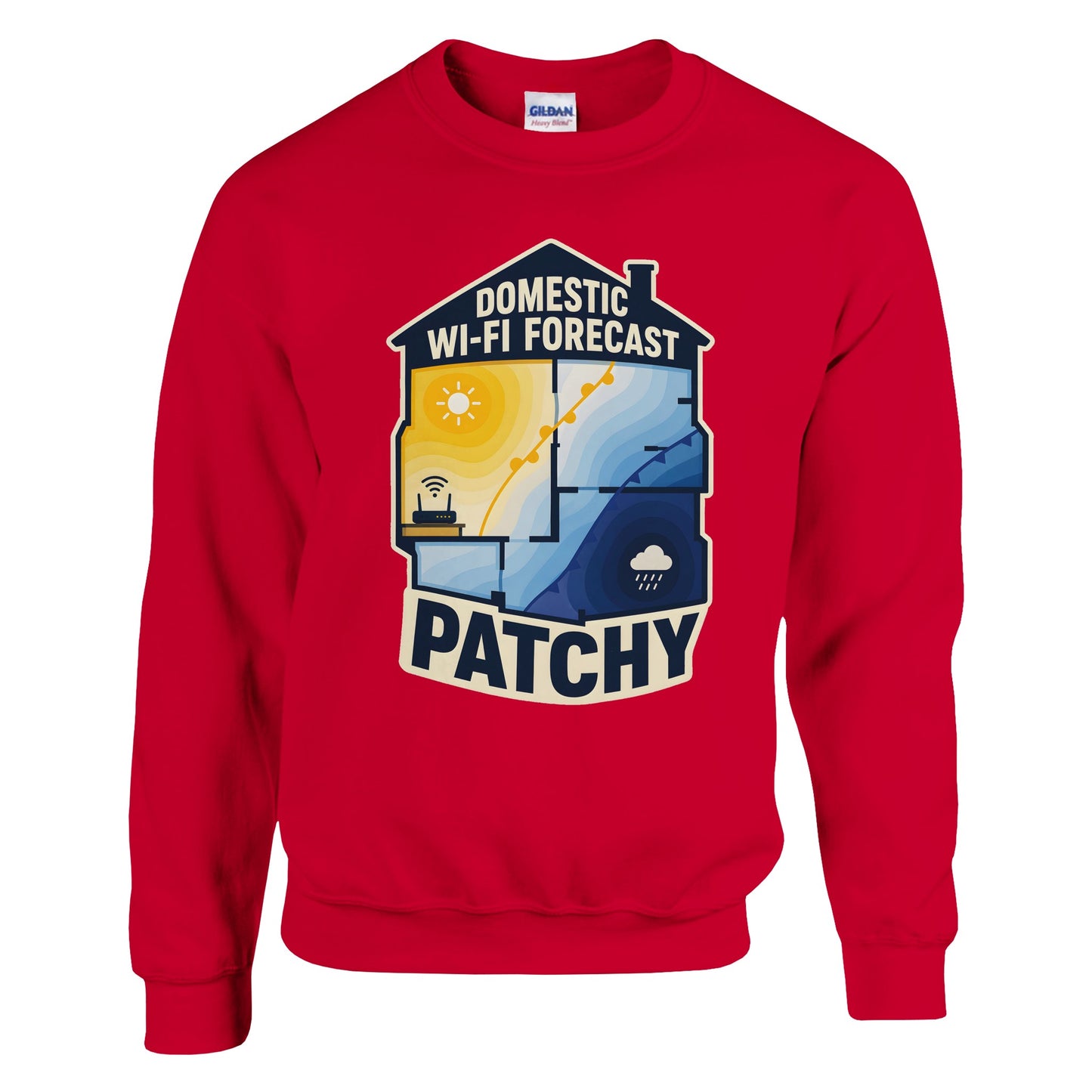 Domestic Wi-Fi Forecast Patchy Sweatshirt — product view 3