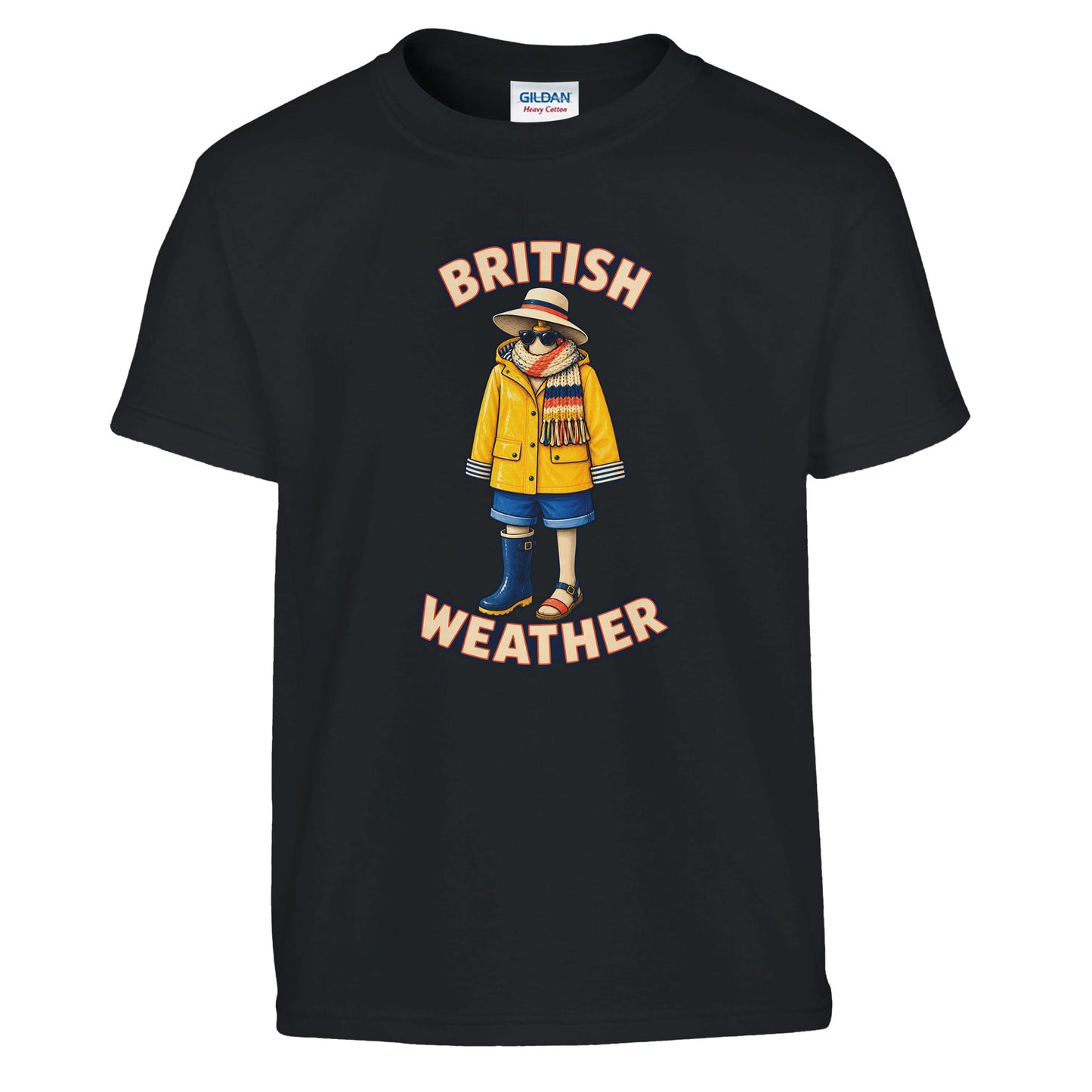 British Weather All-Weather Outfit Kids' T-shirt — product view 2