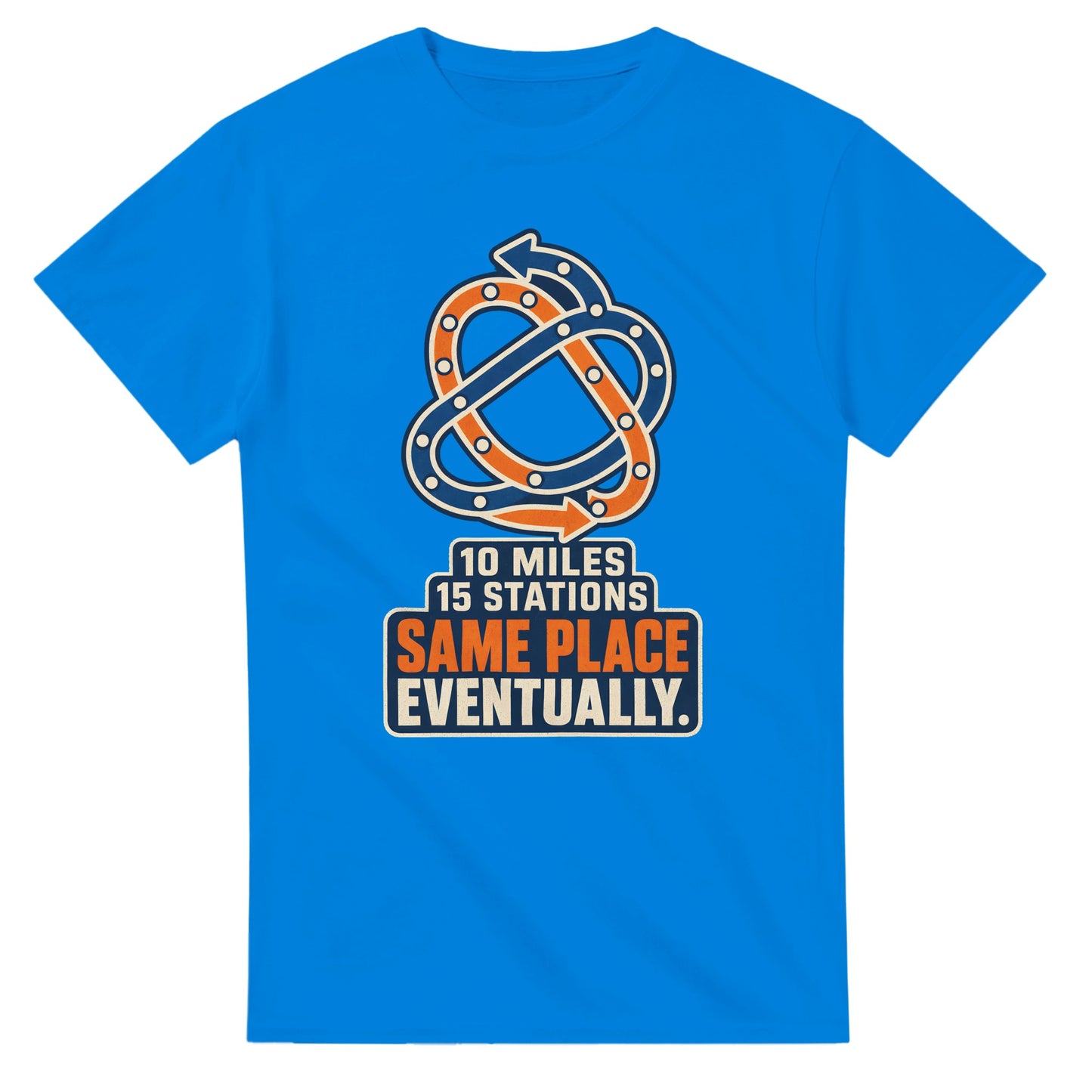 Glasgow Same Place Eventually T-shirt — product view 2