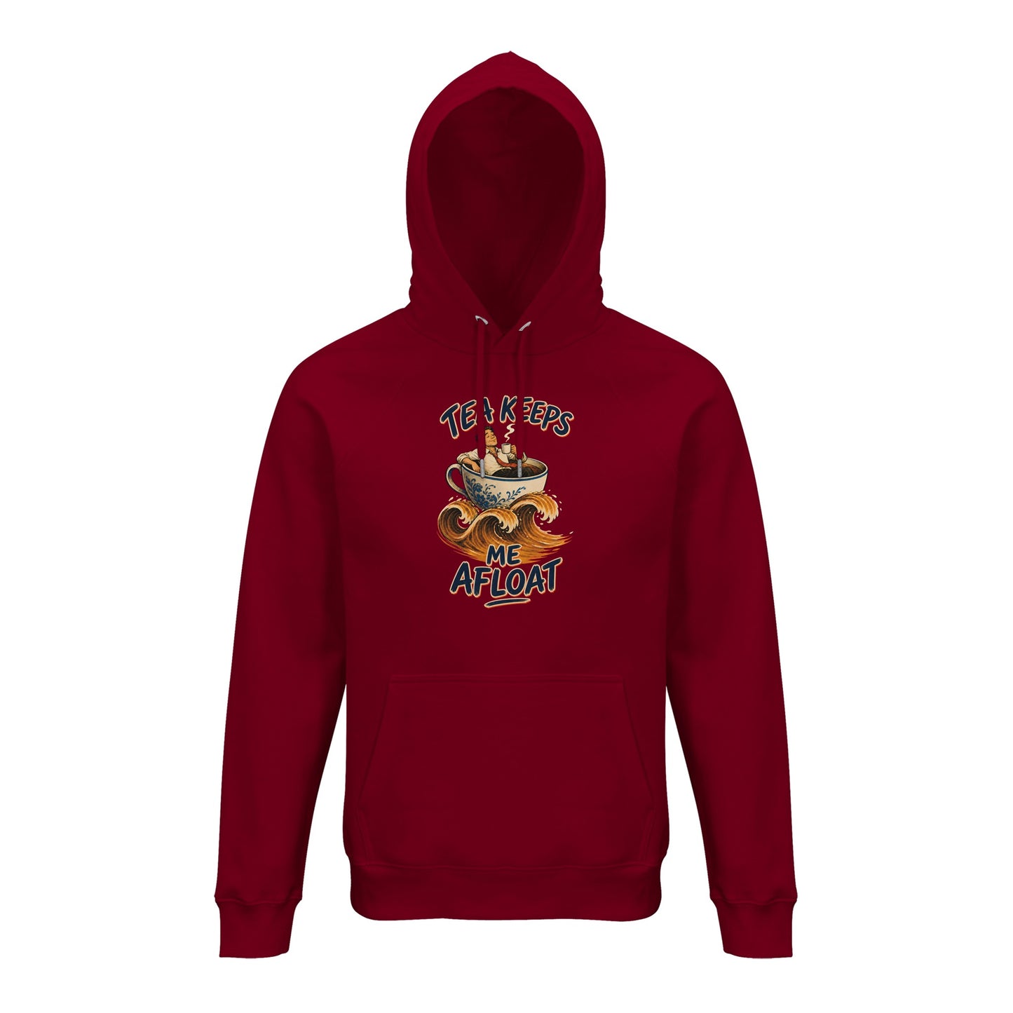 Tea Keeps Me Afloat Hoodie — product view 4