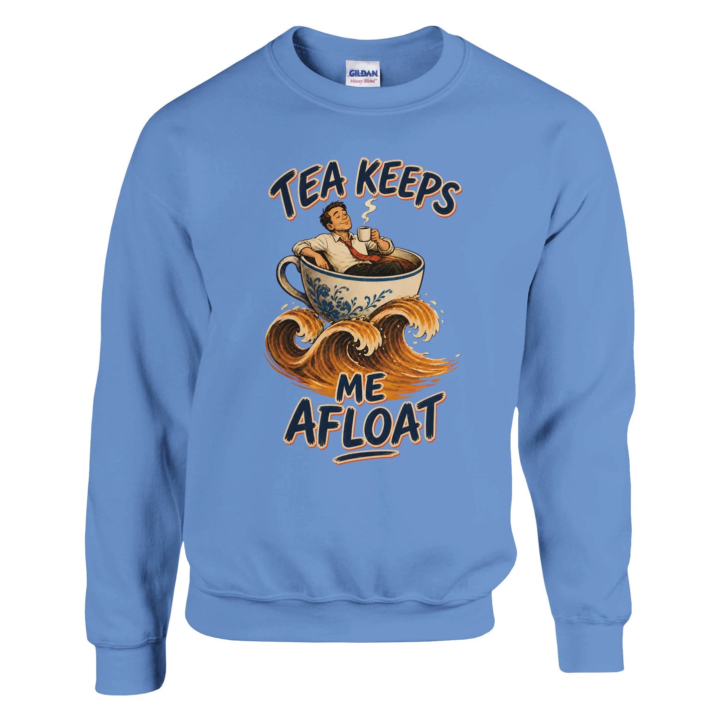 Tea Keeps Me Afloat Sweatshirt — product view 7