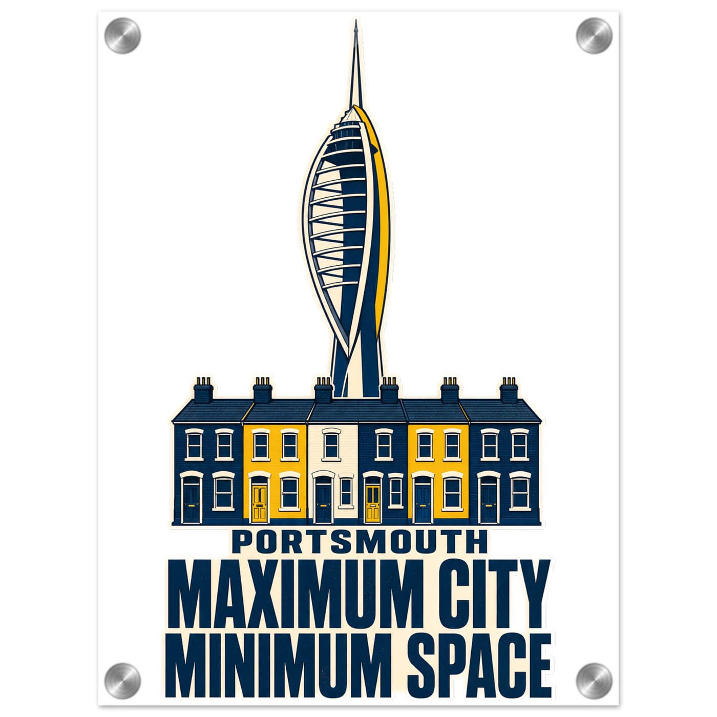 Portsmouth Maximum City Minimum Space Acrylic Print