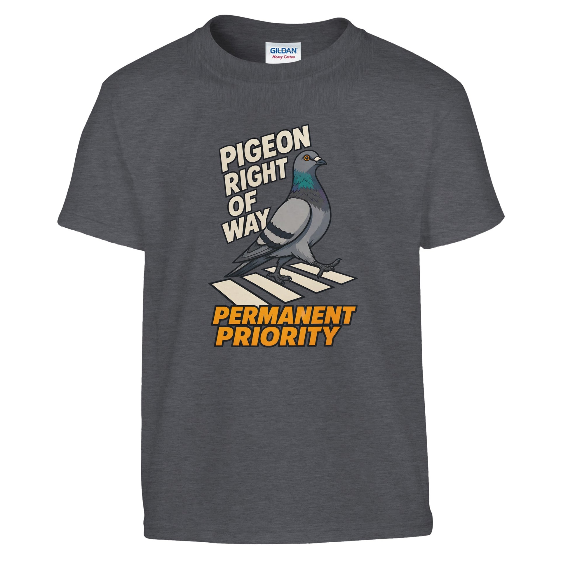 Pigeon Right of Way Kids' T-shirt — product view 11