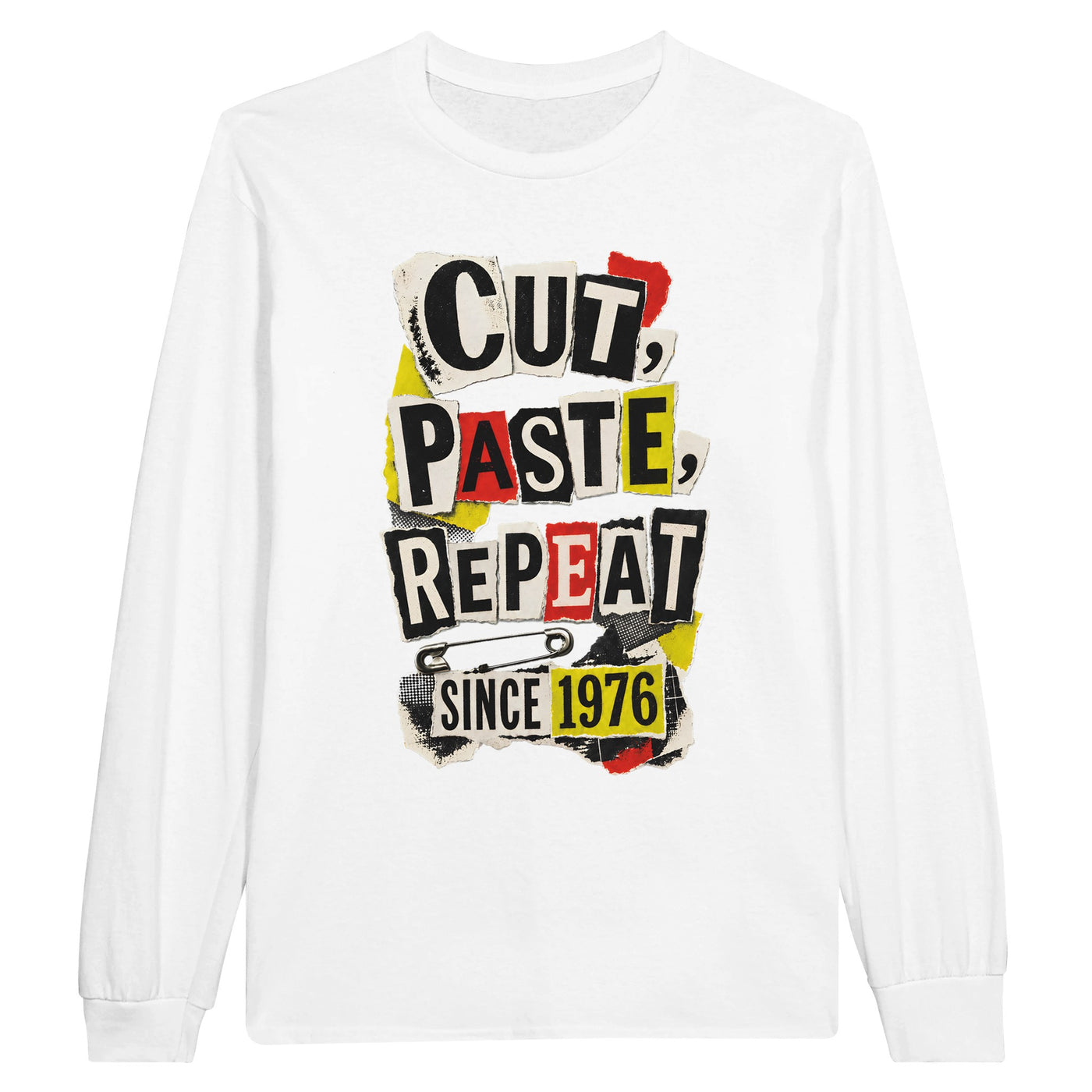 Cut, Paste, Repeat Since 1976 Long-Sleeve T-shirt