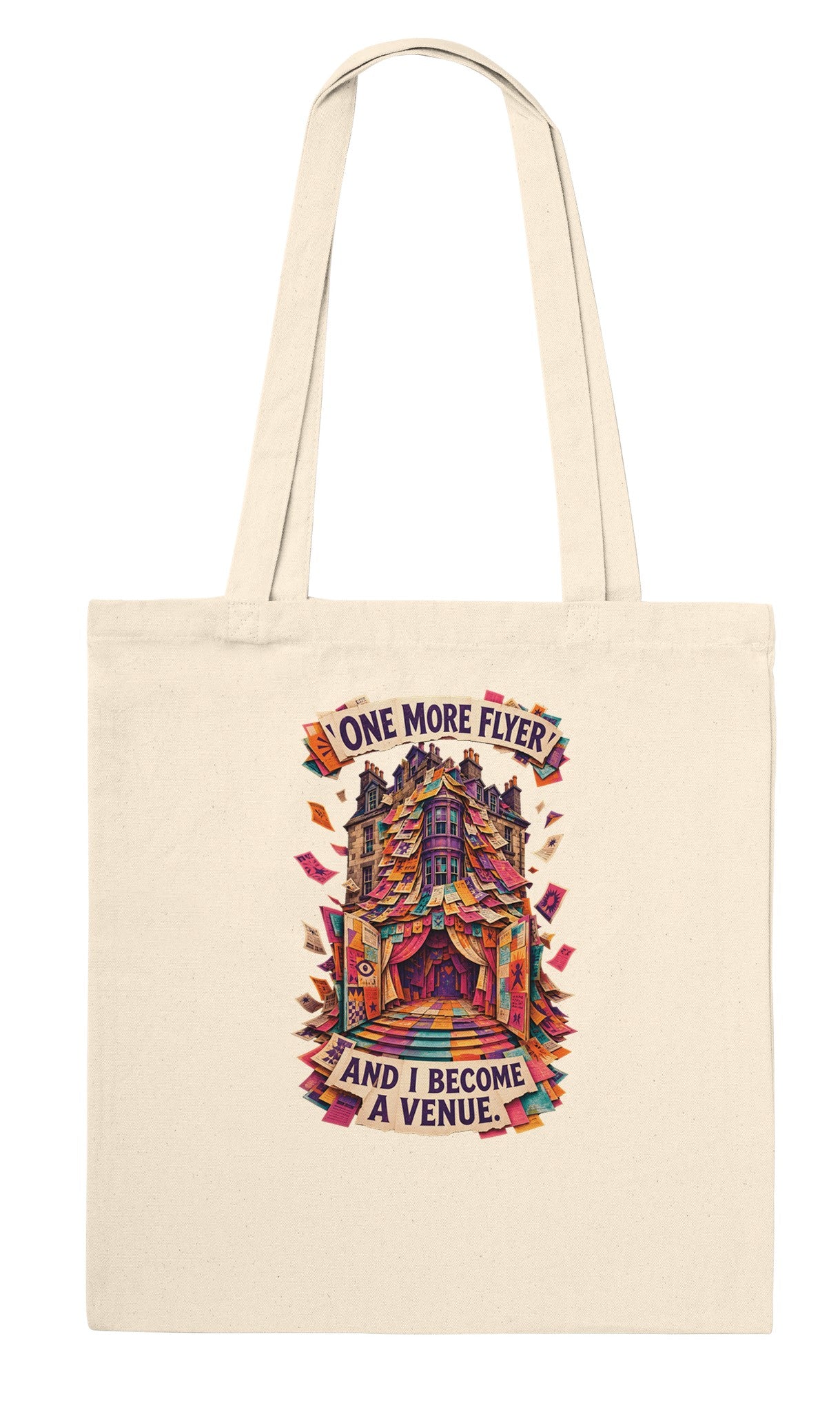 One More Flyer and I Become a Venue Tote Bag — product view 6