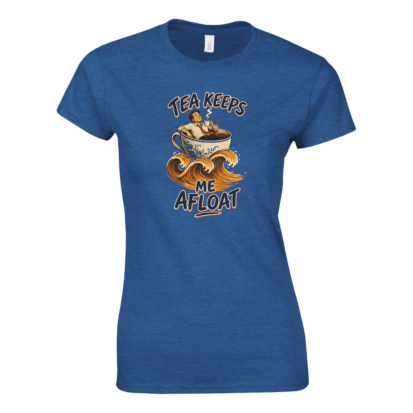 Tea Keeps Me Afloat Women's T-shirt — product view 5