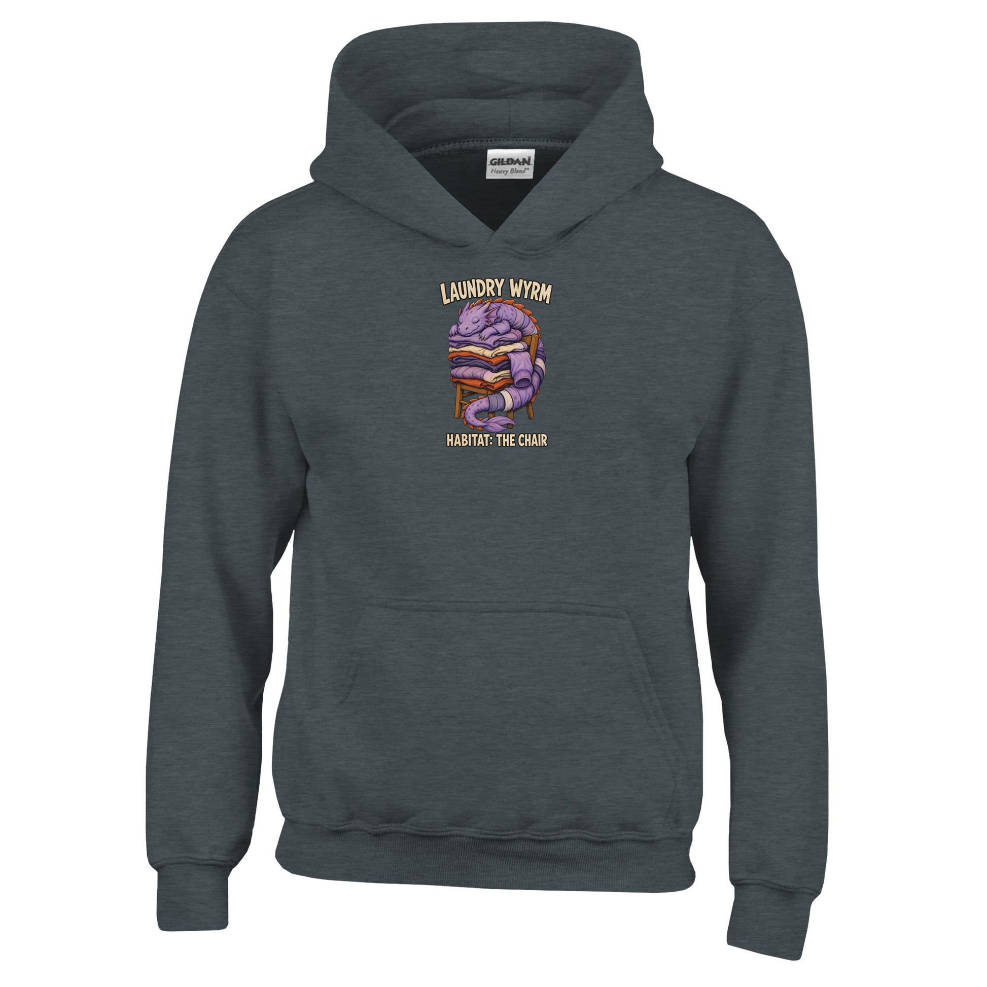 Laundry Wyrm – Habitat: The Chair Kids' Hoodie — product view 9