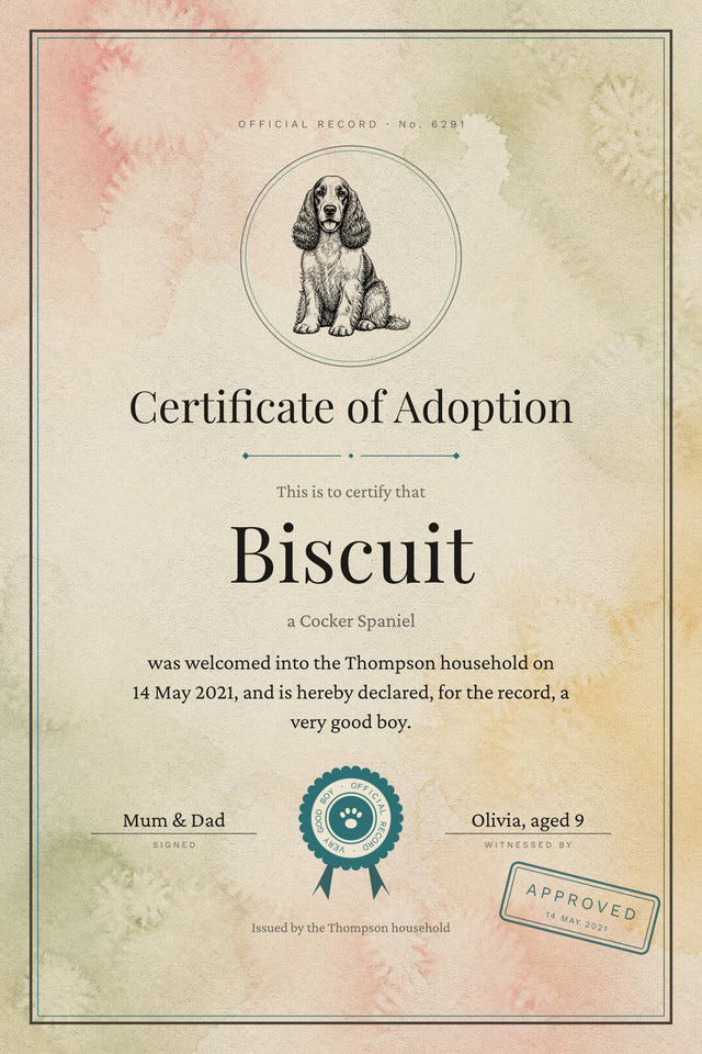 The Pet Records print example