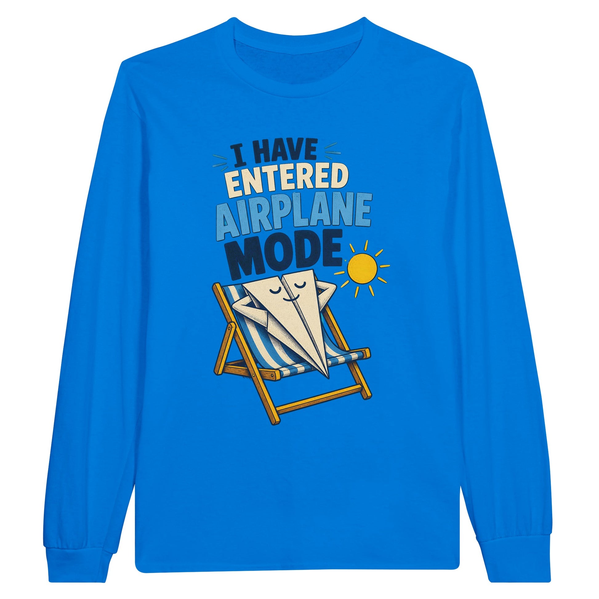 I Have Entered Airplane Mode Graphic Long-Sleeve T-shirt — product view 3
