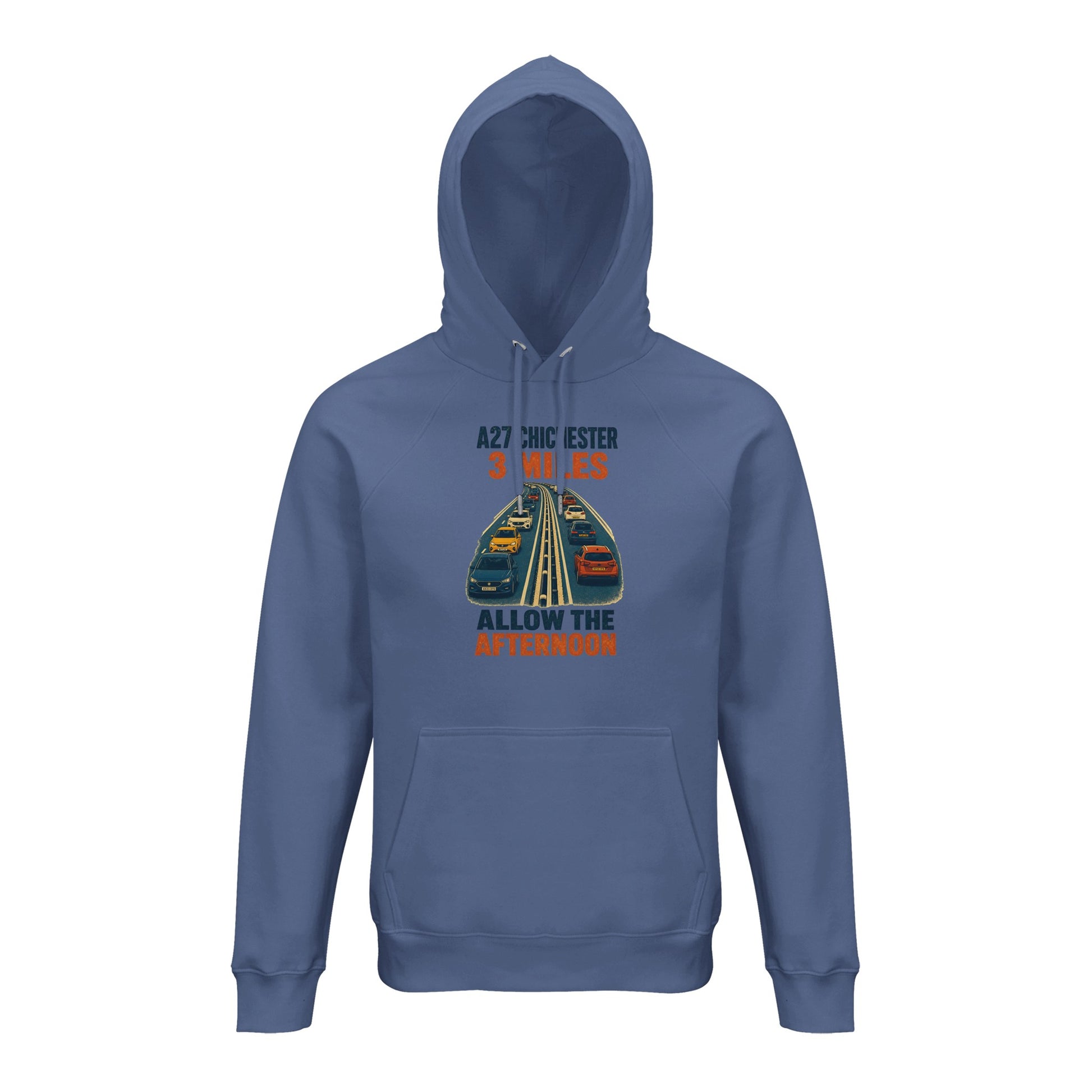 A27 Chichester – 3 Miles, Allow the Afternoon Hoodie — product view 9