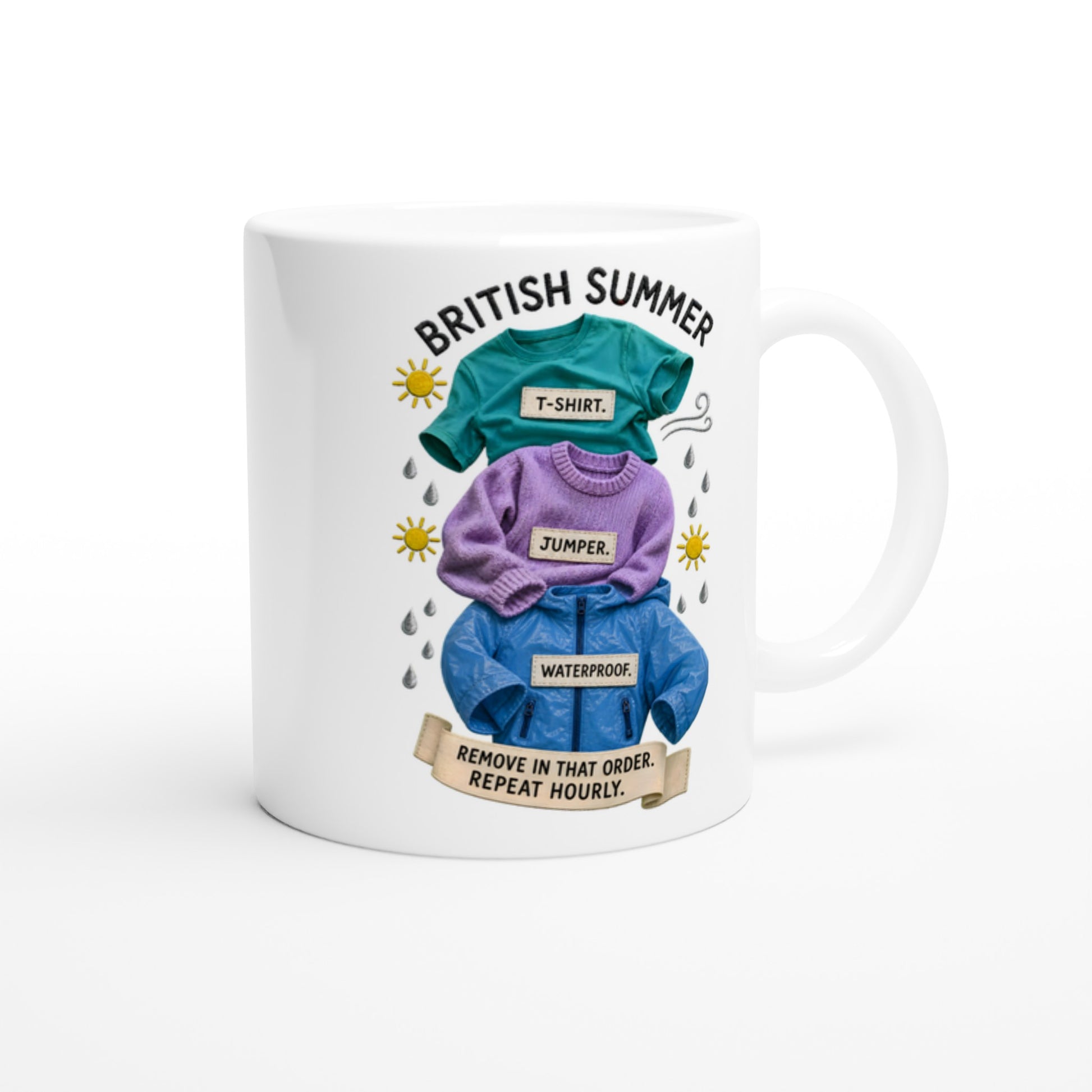 British Summer: Repeat Layers Hourly Mug — product view 2