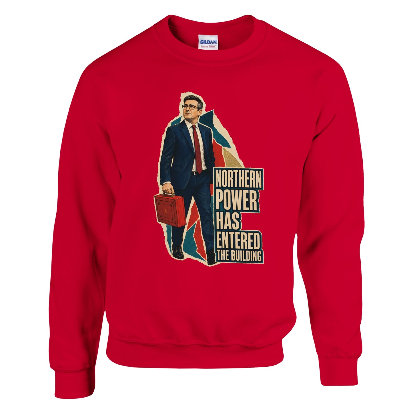 Northern Power Has Entered the Building Tote Bag Sweatshirt — product view 3