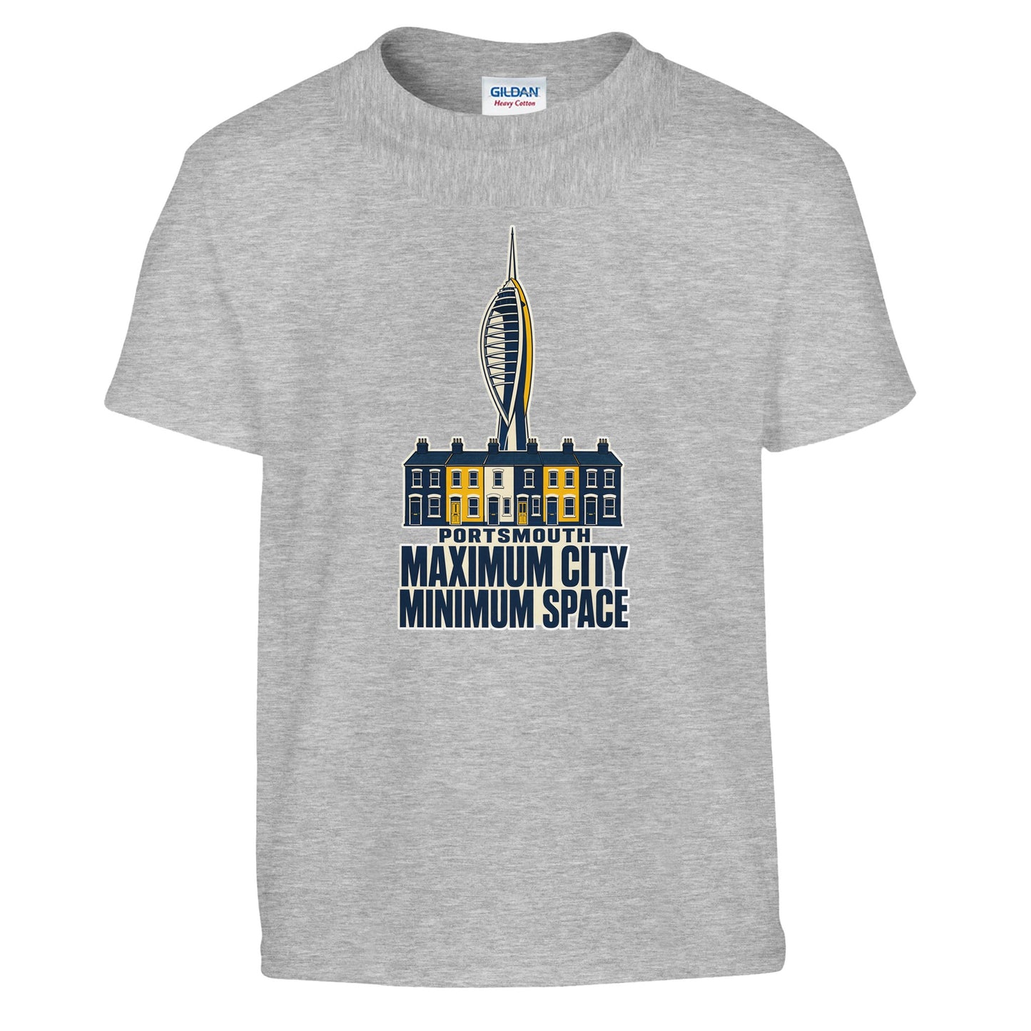 Portsmouth Maximum City Minimum Space Kids' T-shirt — product view 4