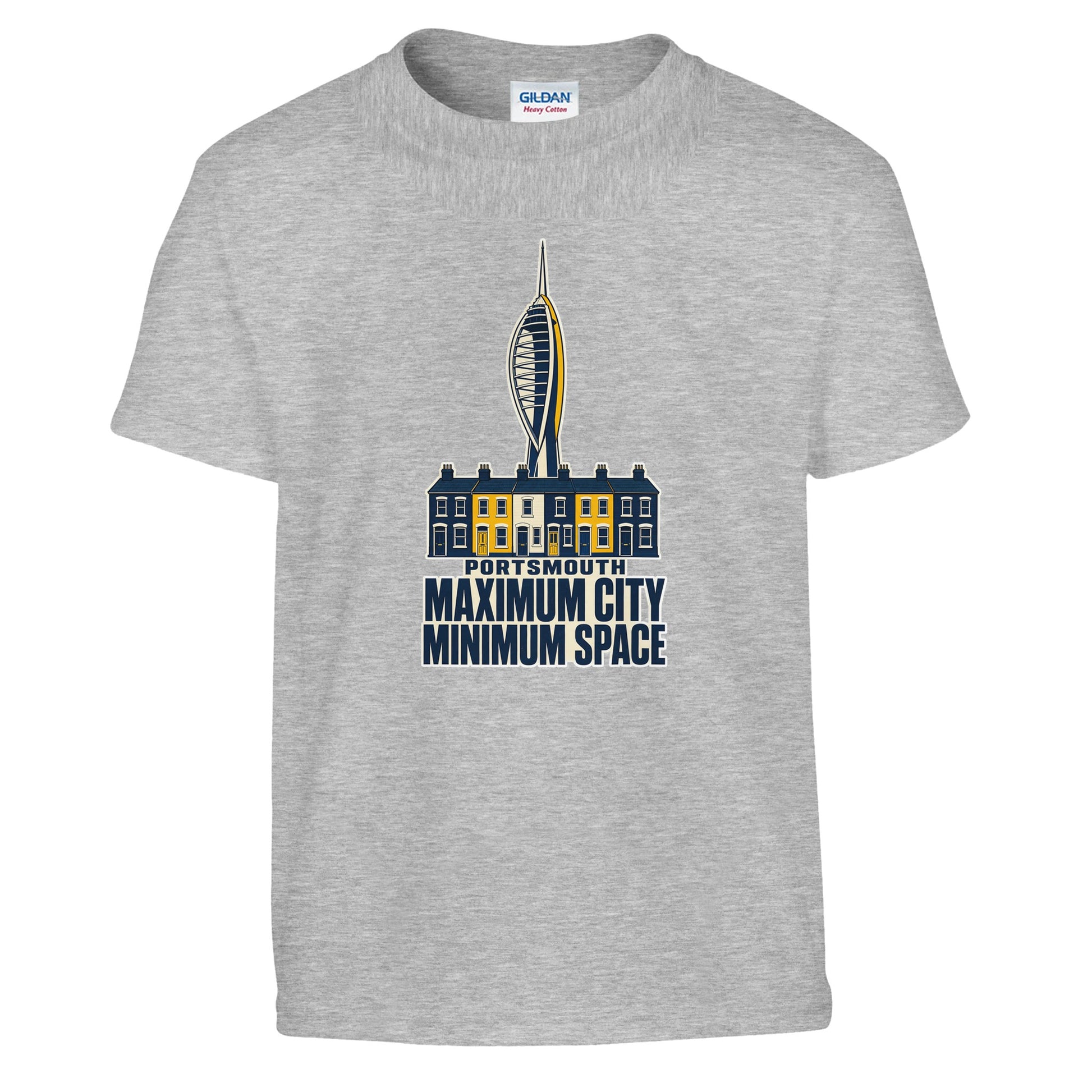 Portsmouth Maximum City Minimum Space Kids' T-shirt — product view 4