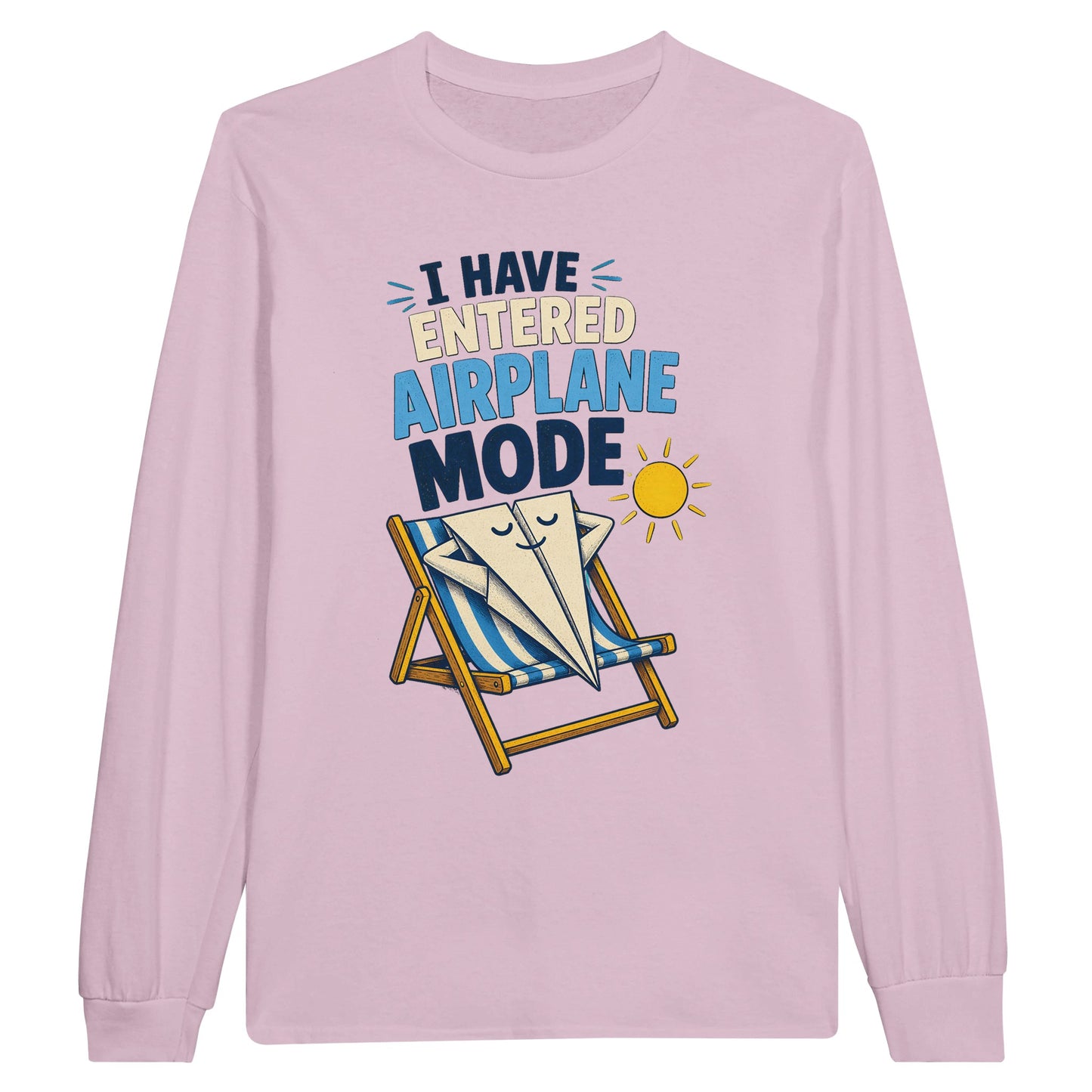 I Have Entered Airplane Mode Graphic Long-Sleeve T-shirt — product view 6