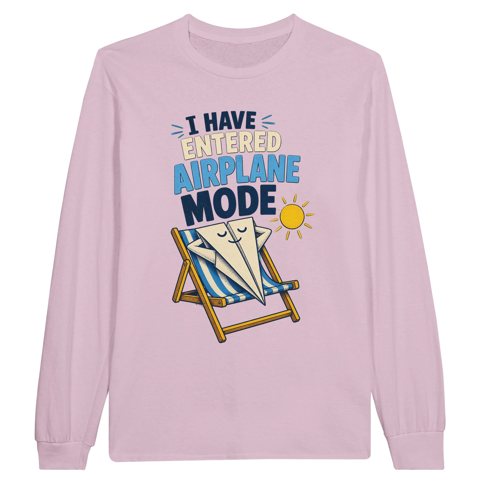 I Have Entered Airplane Mode Graphic Long-Sleeve T-shirt — product view 6